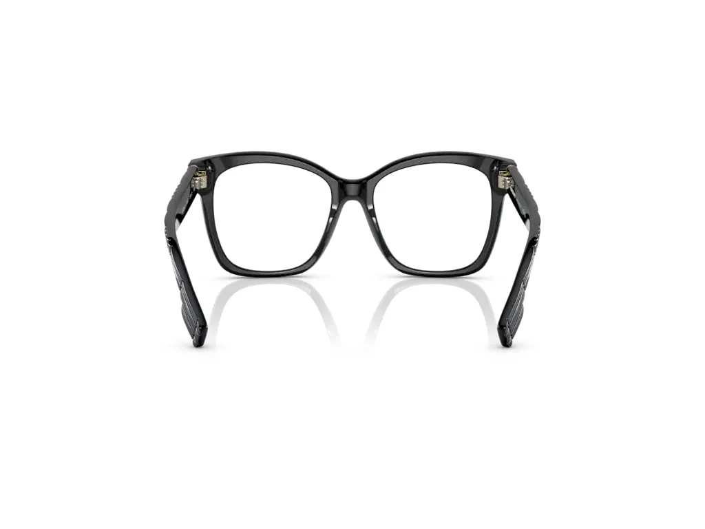 Burberry BE2363 SYLVIE 3001 Montature da vista Acetato Nero Squadrata Normale - immagine 4