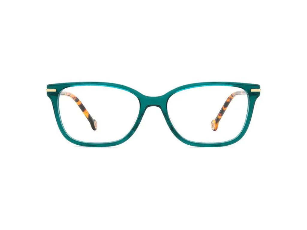 Carolina Herrera HER 0097 XGW Montature da vista Plastica Havana/Verde Squadrata - immagine 2