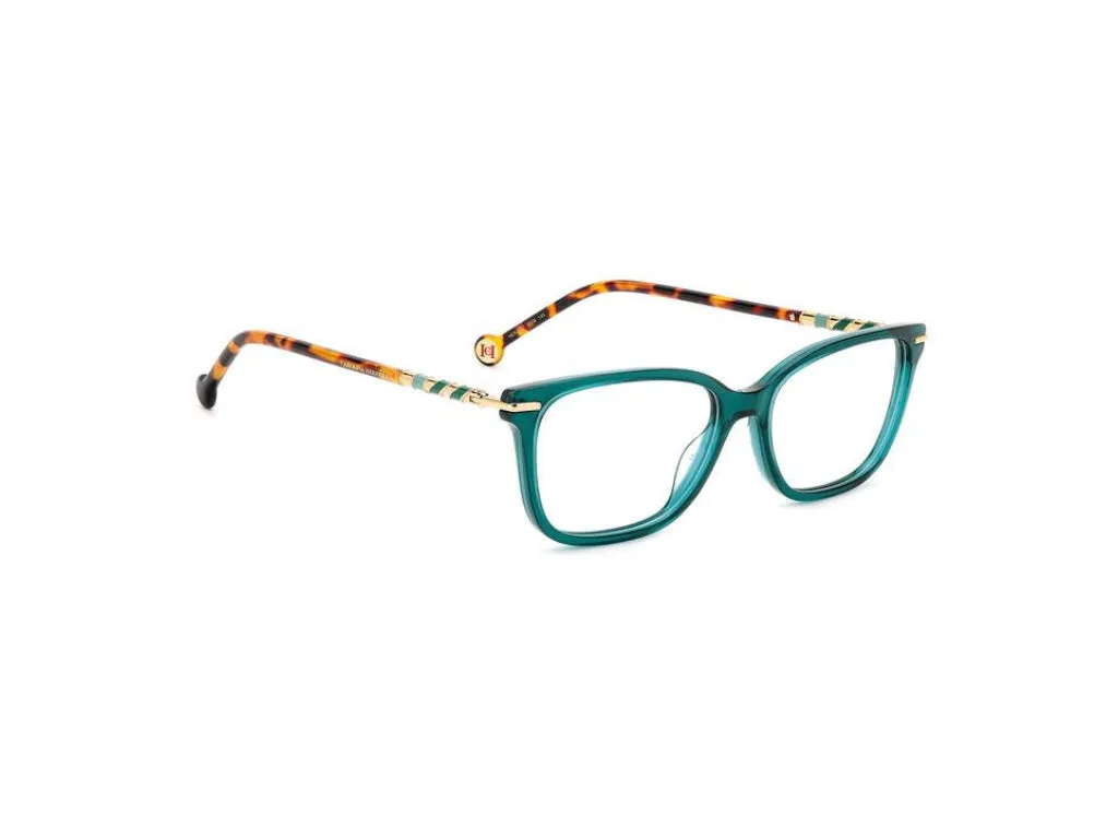 Carolina Herrera HER 0097 XGW Montature da vista Plastica Havana/Verde Squadrata - immagine 3