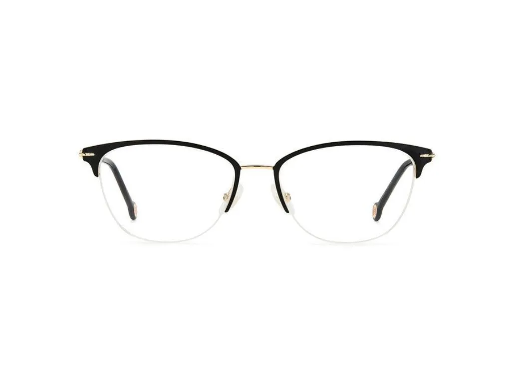 Carolina Herrera CH 0038 RHL Montature da vista Metallo Oro / Nero Rotonda - immagine 2