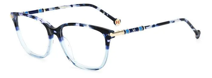 Carolina Herrera CH 0027 IPR Montature da vista Plastica Havana/Blu Squadrata - immagine 1