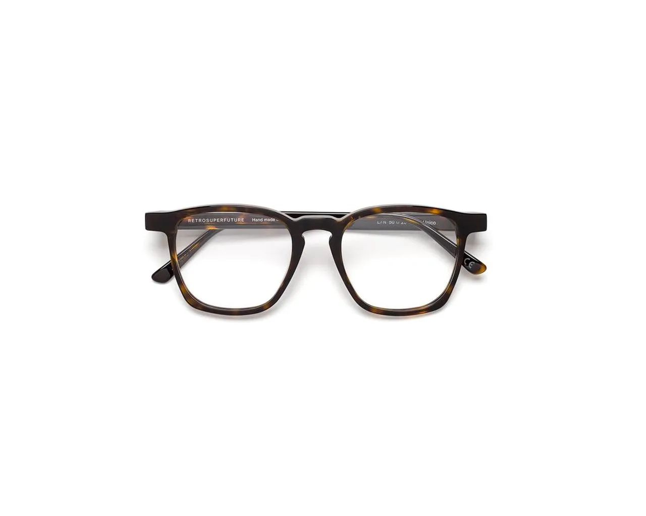 Retrosuperfuture L7N UNICO OPTICAL 3627 Montature da vista Acetato Havana Squadrata - immagine 2
