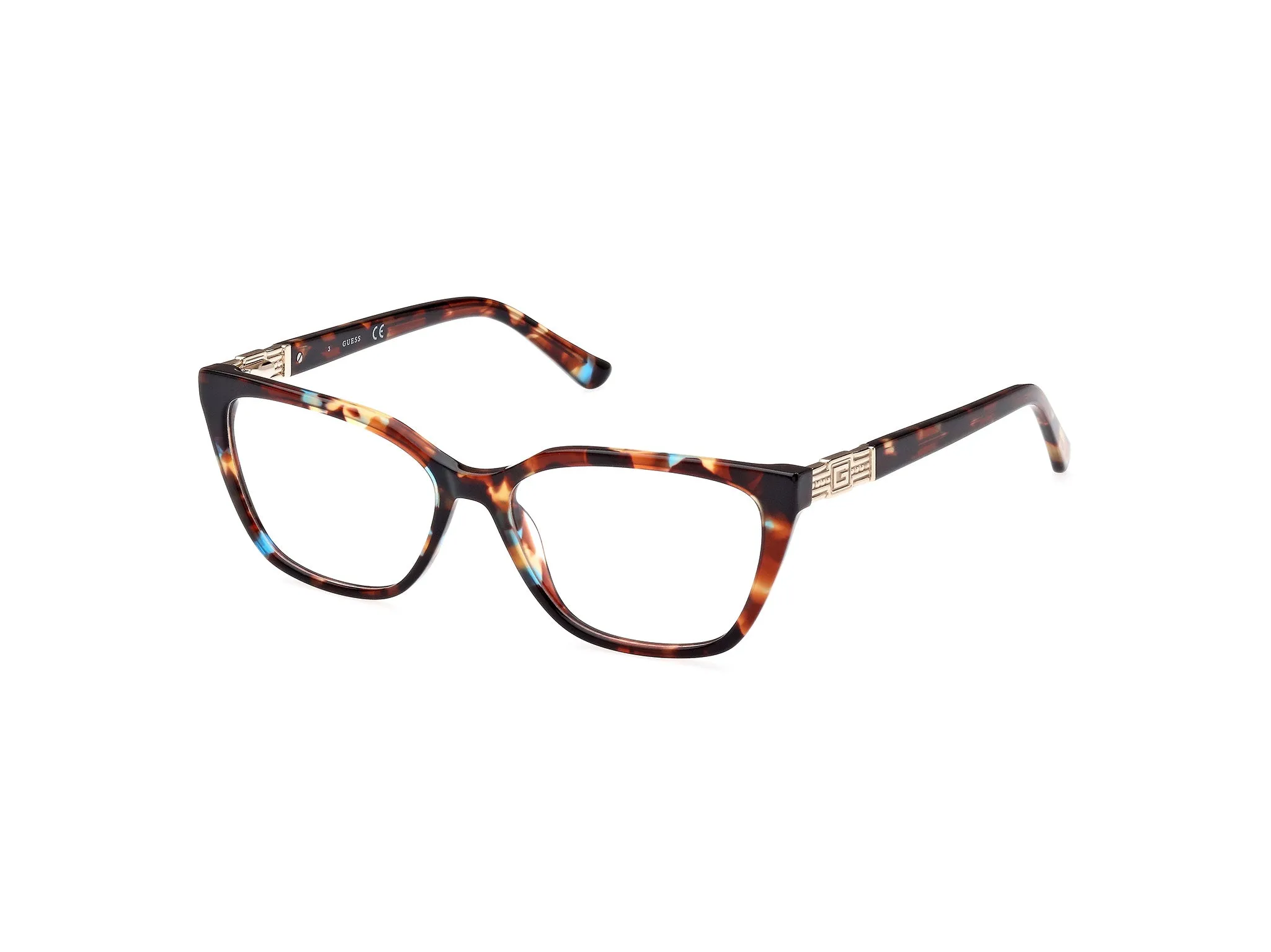 Guess GU2941 56 Montature da vista Acetato Havana Squadrata Normale - immagine 1