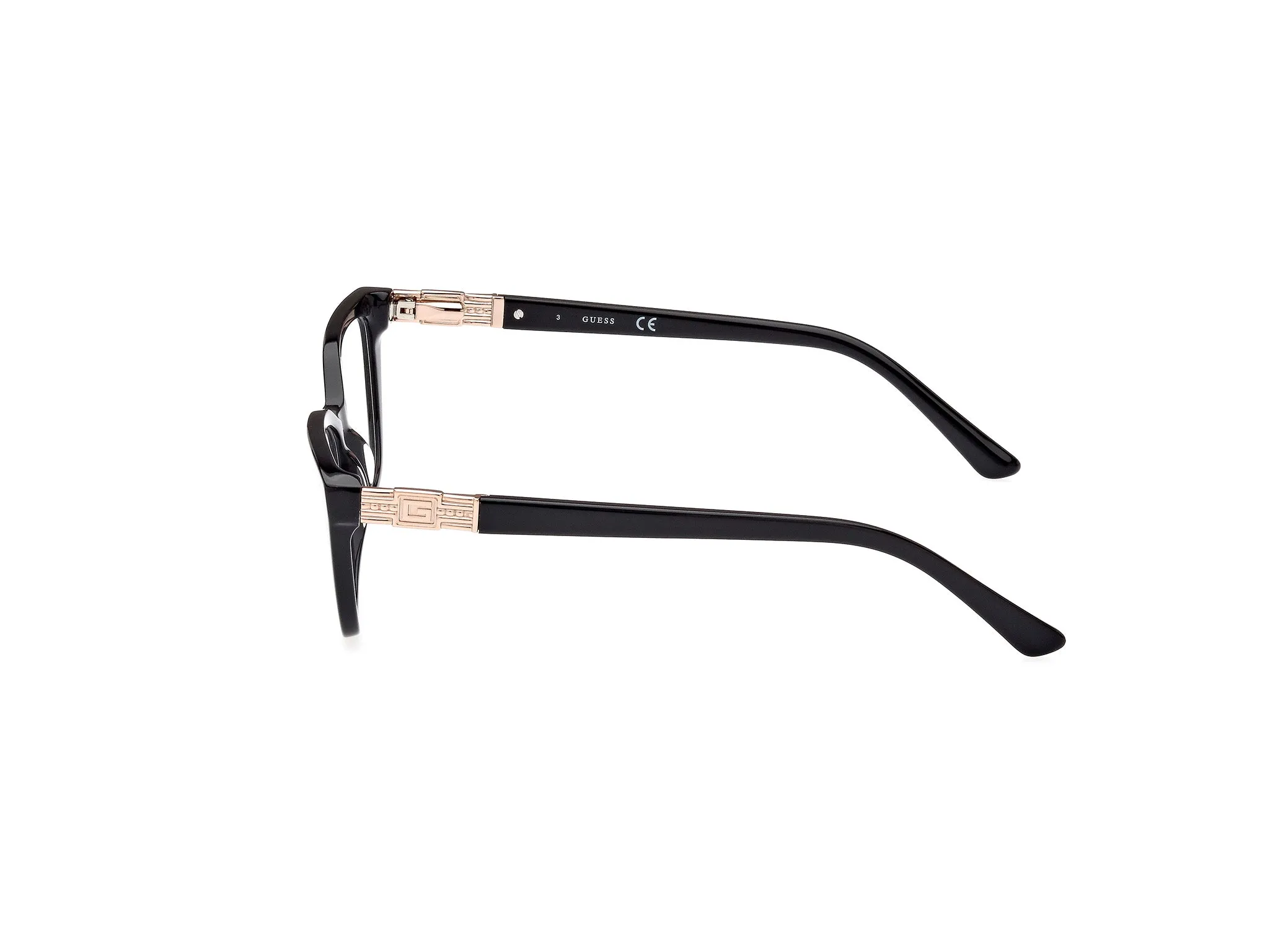 Guess GU2941 1 Montature da vista Acetato Nero Squadrata Normale - immagine 3
