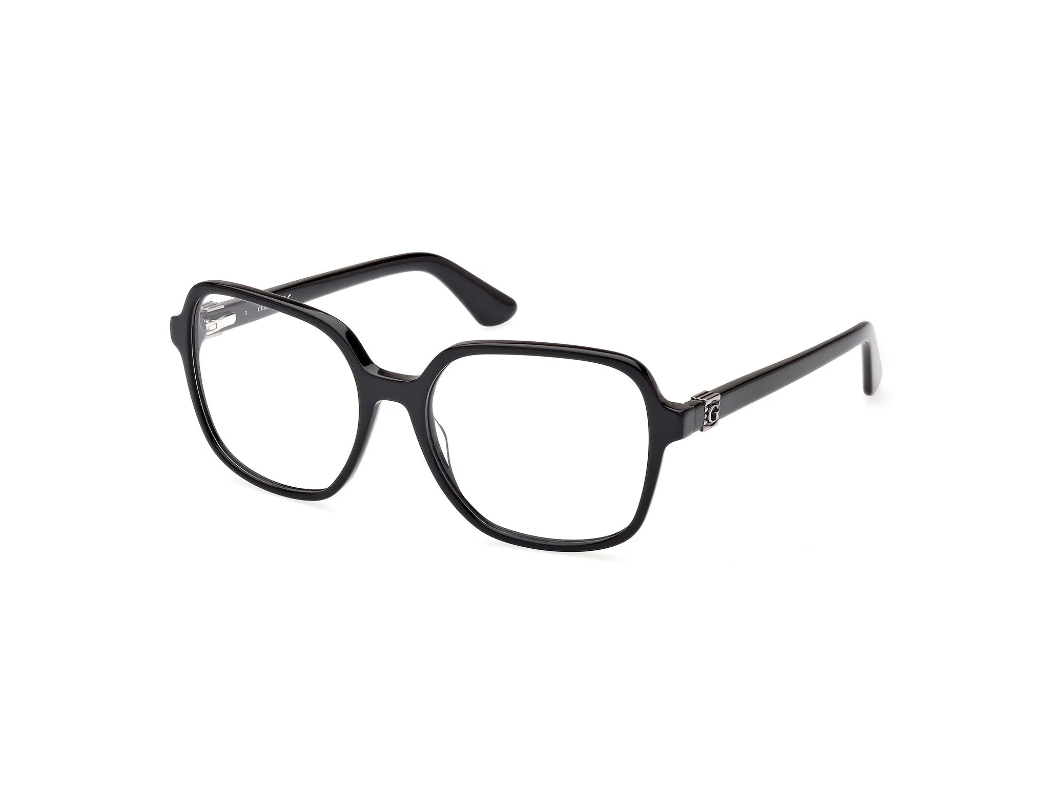 Guess GU2938 1 Montature da vista Acetato Nero Squadrata Normale - immagine 1