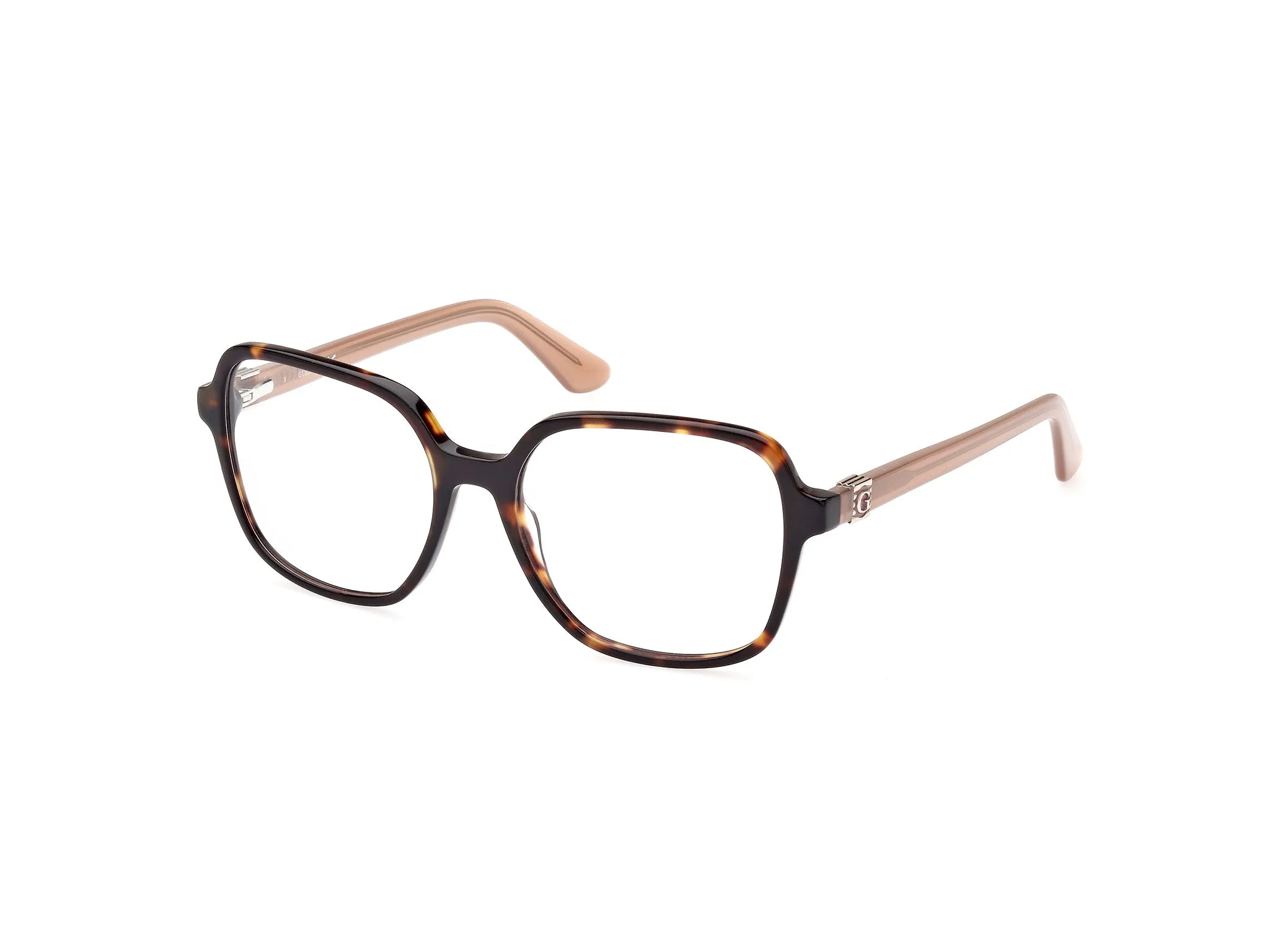 Guess GU2938 52 Montature da vista Acetato Havana Squadrata Normale - immagine 1