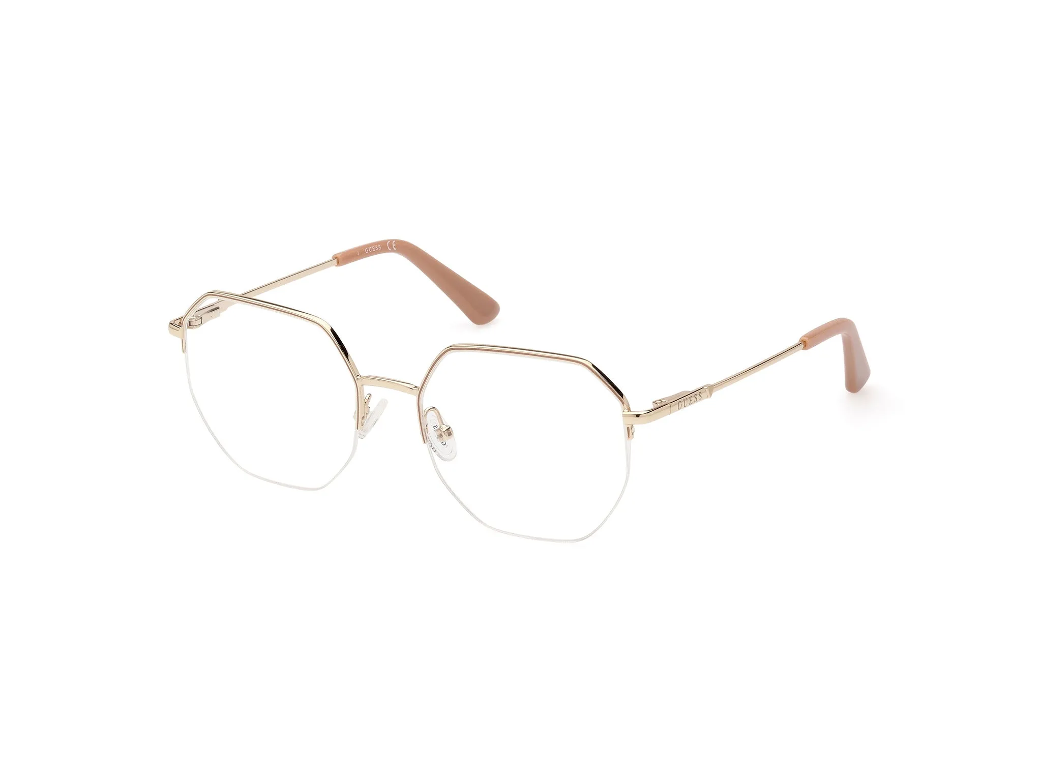 Guess GU2935 33 Montature da vista Metallo Oro Geometrica Normale - immagine 1