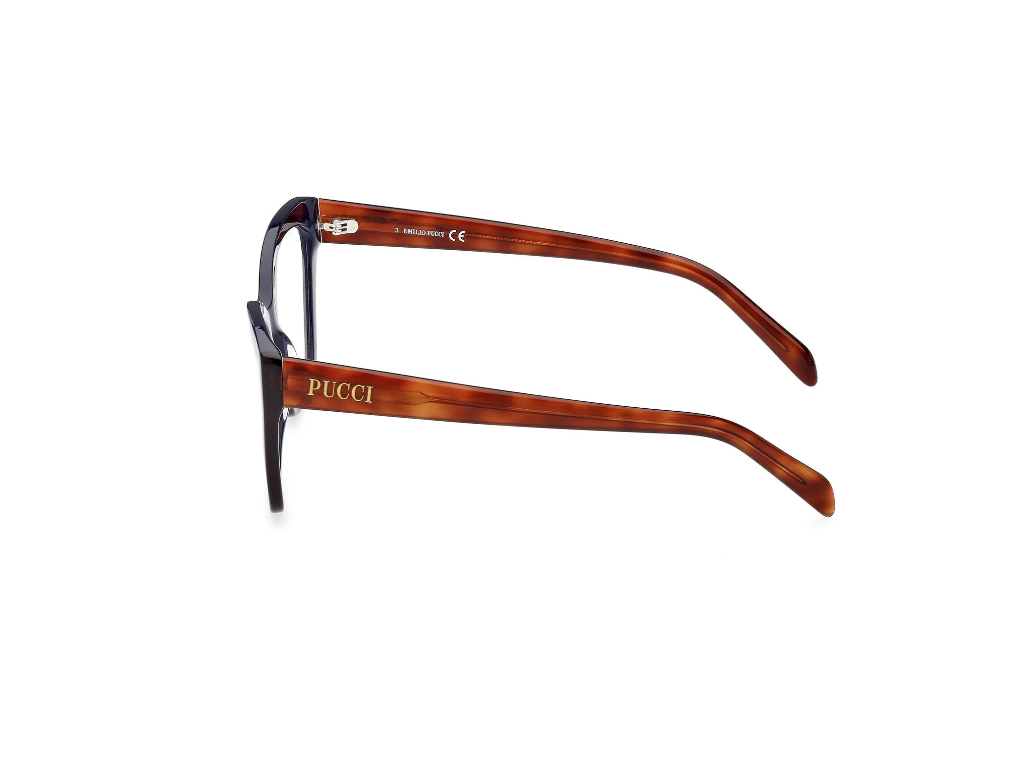 Emilio Pucci EP5216 92 Montature da vista Acetato Blu Farfalla Normale - immagine 3