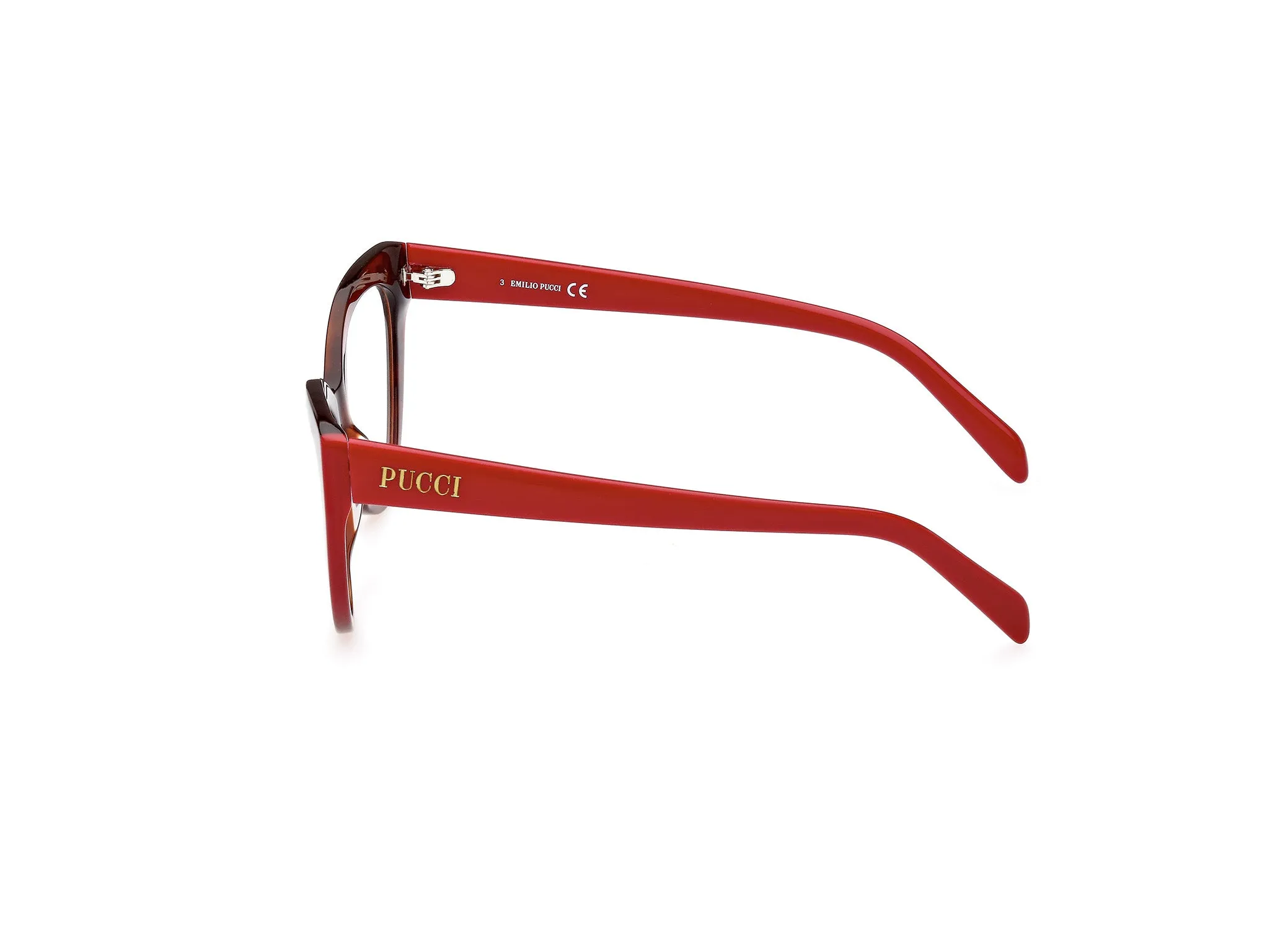 Emilio Pucci EP5215 56 Montature da vista Acetato Havana Cat Eye Normale - immagine 3