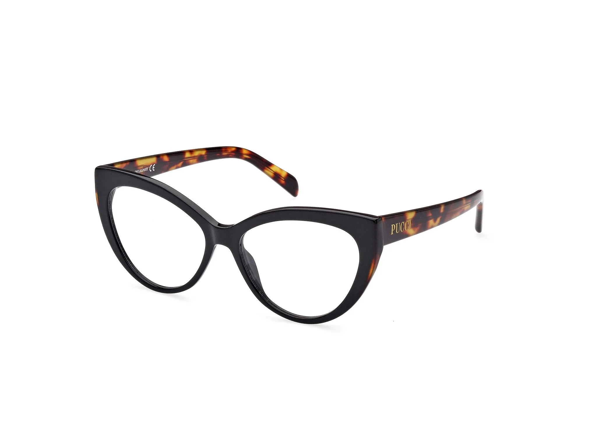 Emilio Pucci EP5215 5 Montature da vista Acetato Nero Cat Eye Normale - immagine 1