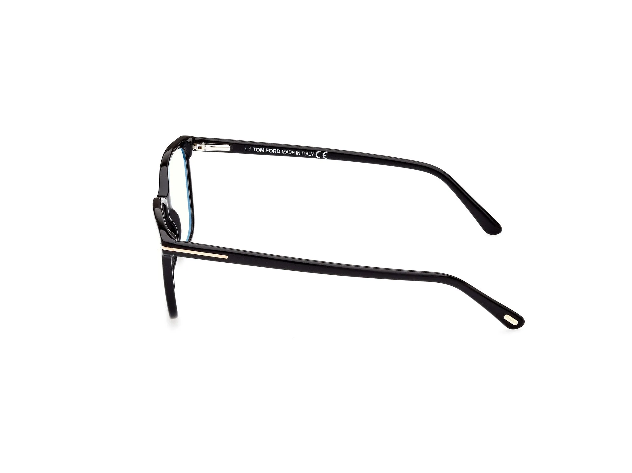 TOM FORD FT5842-B 1 Montature da vista Acetato Nero Squadrata Normale - immagine 3