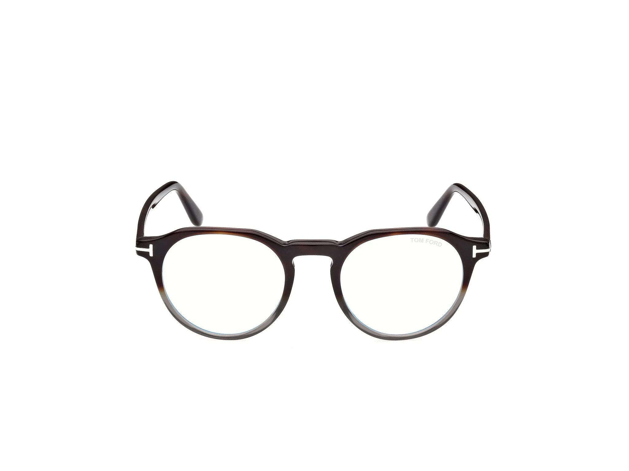 TOM FORD FT5833-B 56 Montature da vista Acetato Havana Rotonda Normale - immagine 2
