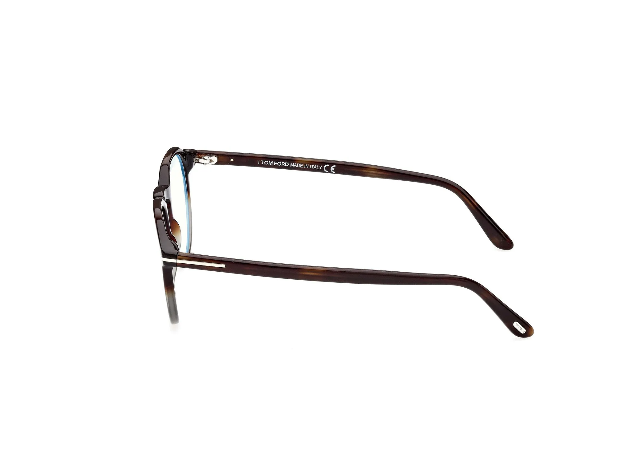 TOM FORD FT5833-B 56 Montature da vista Acetato Havana Rotonda Normale - immagine 3