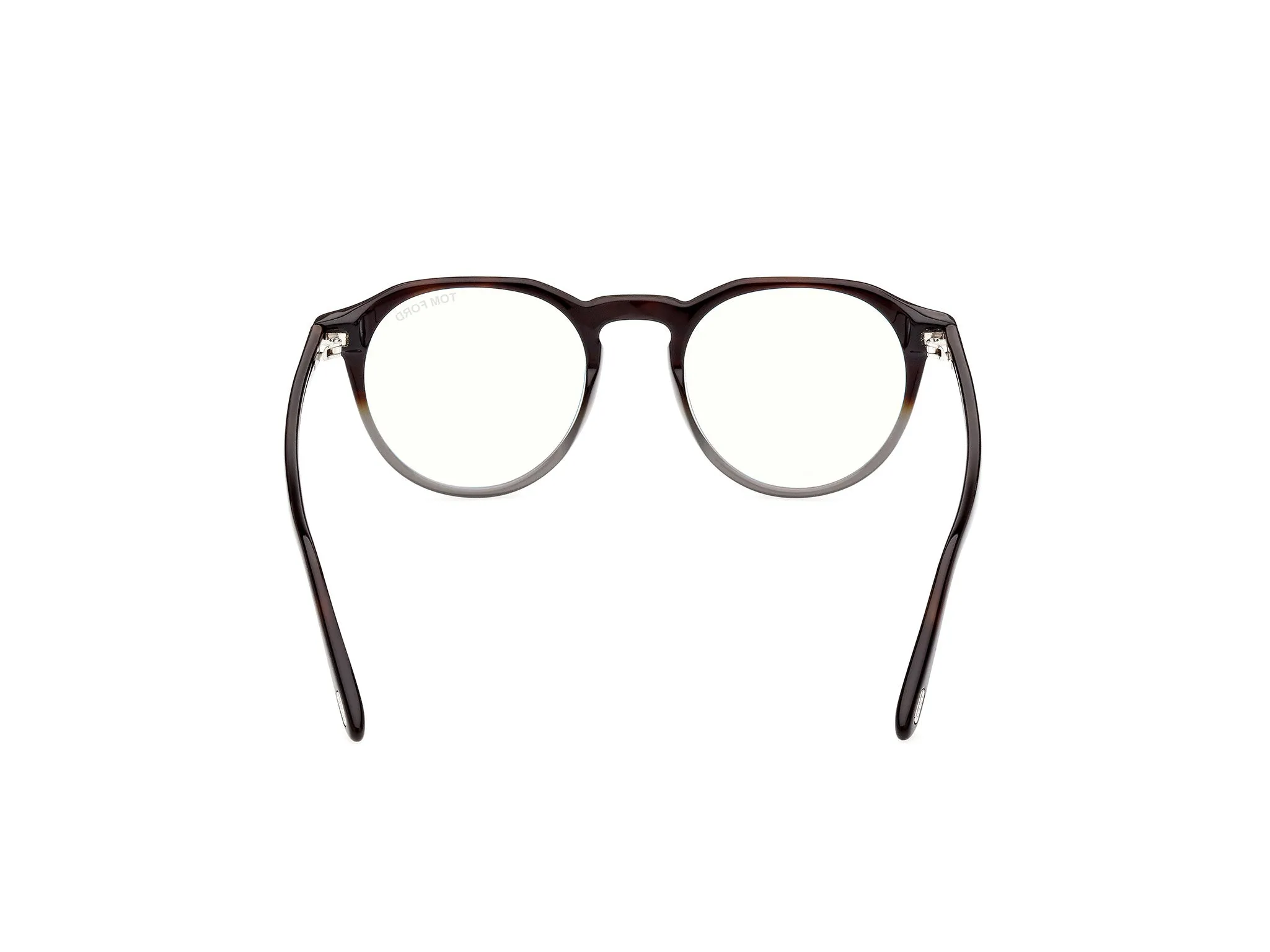 TOM FORD FT5833-B 56 Montature da vista Acetato Havana Rotonda Normale - immagine 4