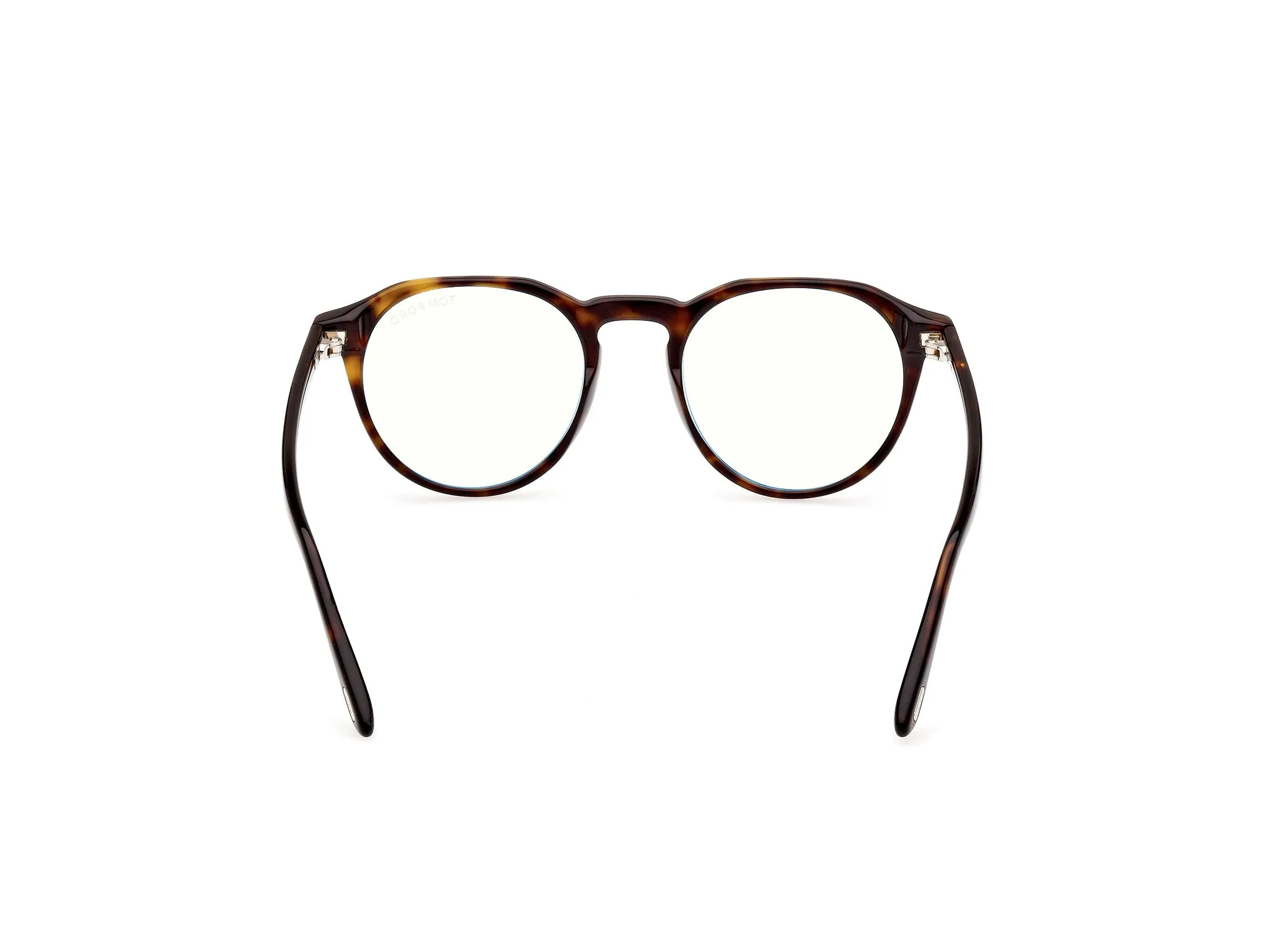 TOM FORD FT5833-B 52 Montature da vista Acetato Havana Rotonda Normale - immagine 4