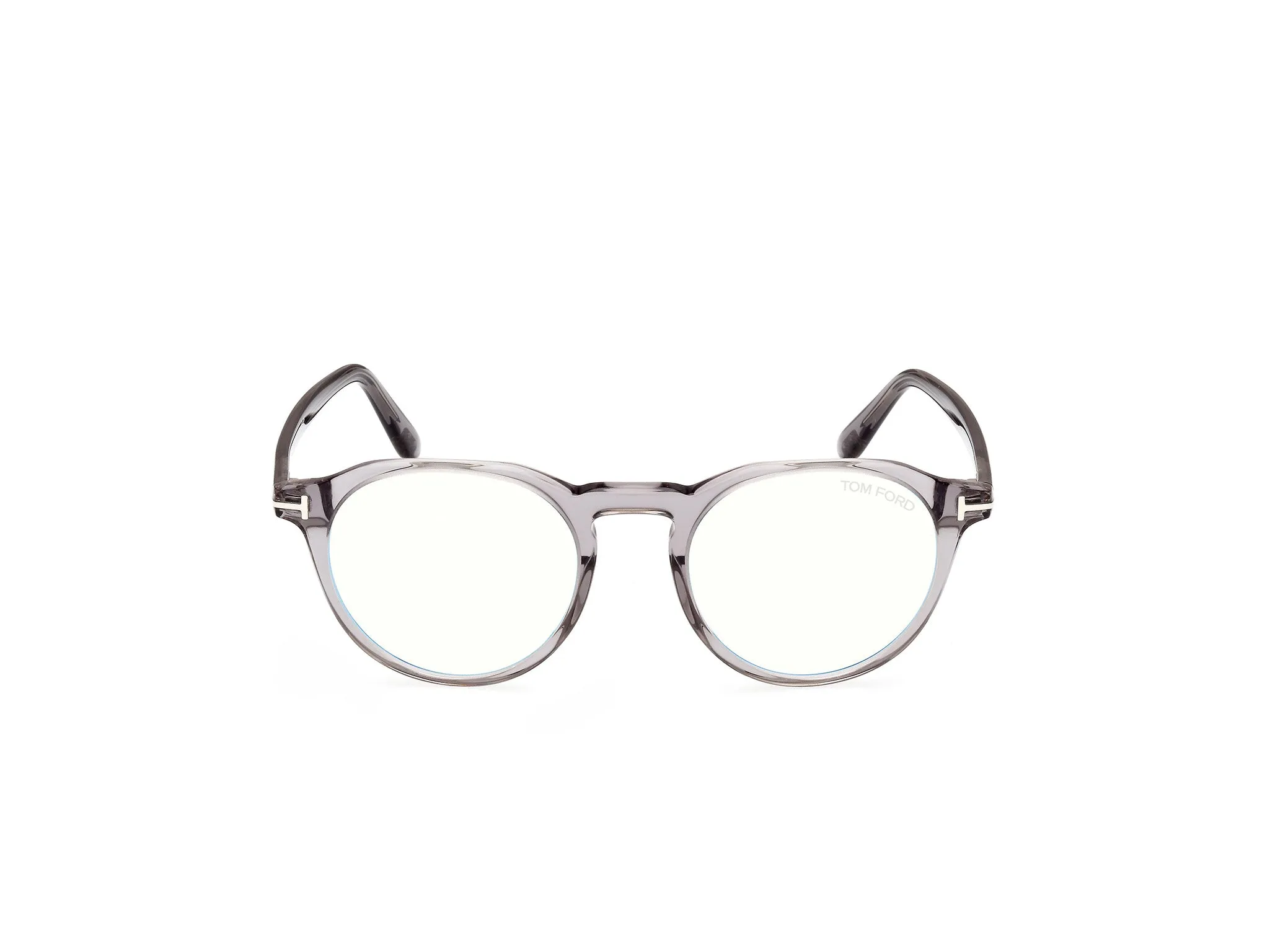 TOM FORD FT5833-B 20 Montature da vista Acetato Grigio Rotonda Normale - immagine 2