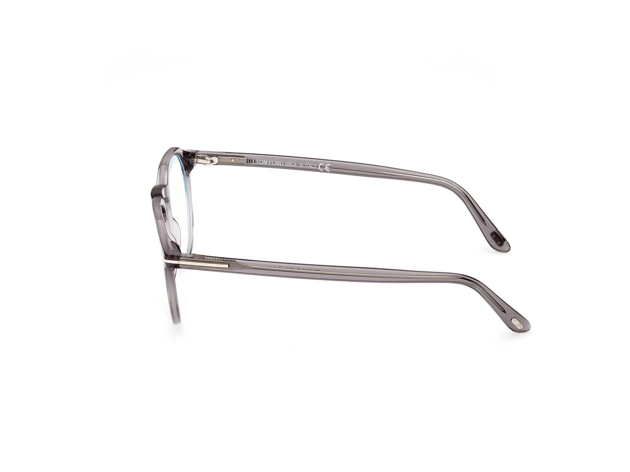 TOM FORD FT5833-B 20 Montature da vista Acetato Grigio Rotonda Normale - immagine 3
