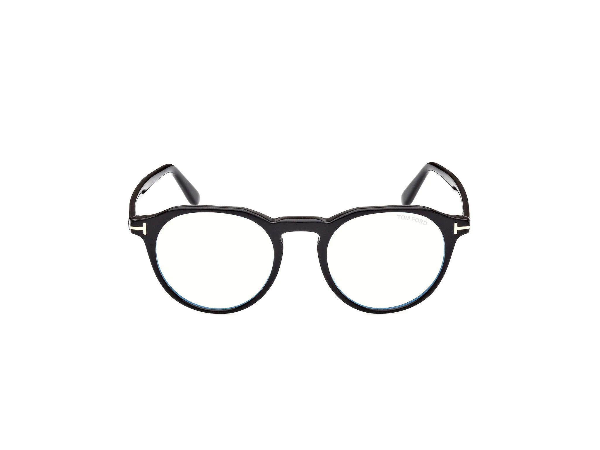 TOM FORD FT5833-B 1 Montature da vista Acetato Nero Rotonda Normale - immagine 2