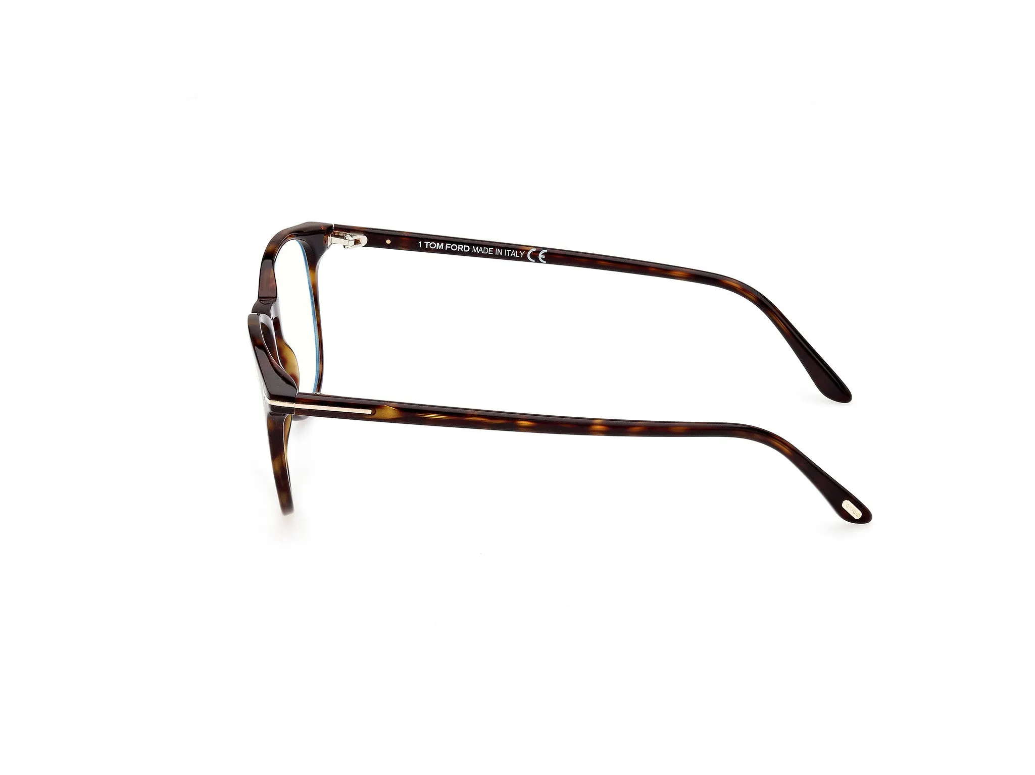 TOM FORD FT5832-B 52 Montature da vista Acetato Havana Rotonda Normale - immagine 3
