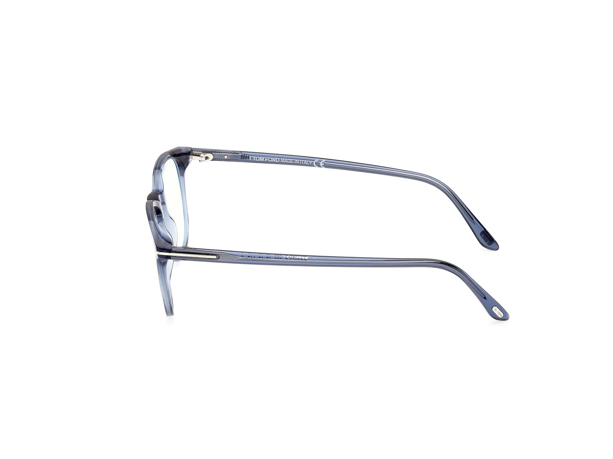 TOM FORD FT5832-B 90 Montature da vista Acetato Blu Rotonda Normale - immagine 3