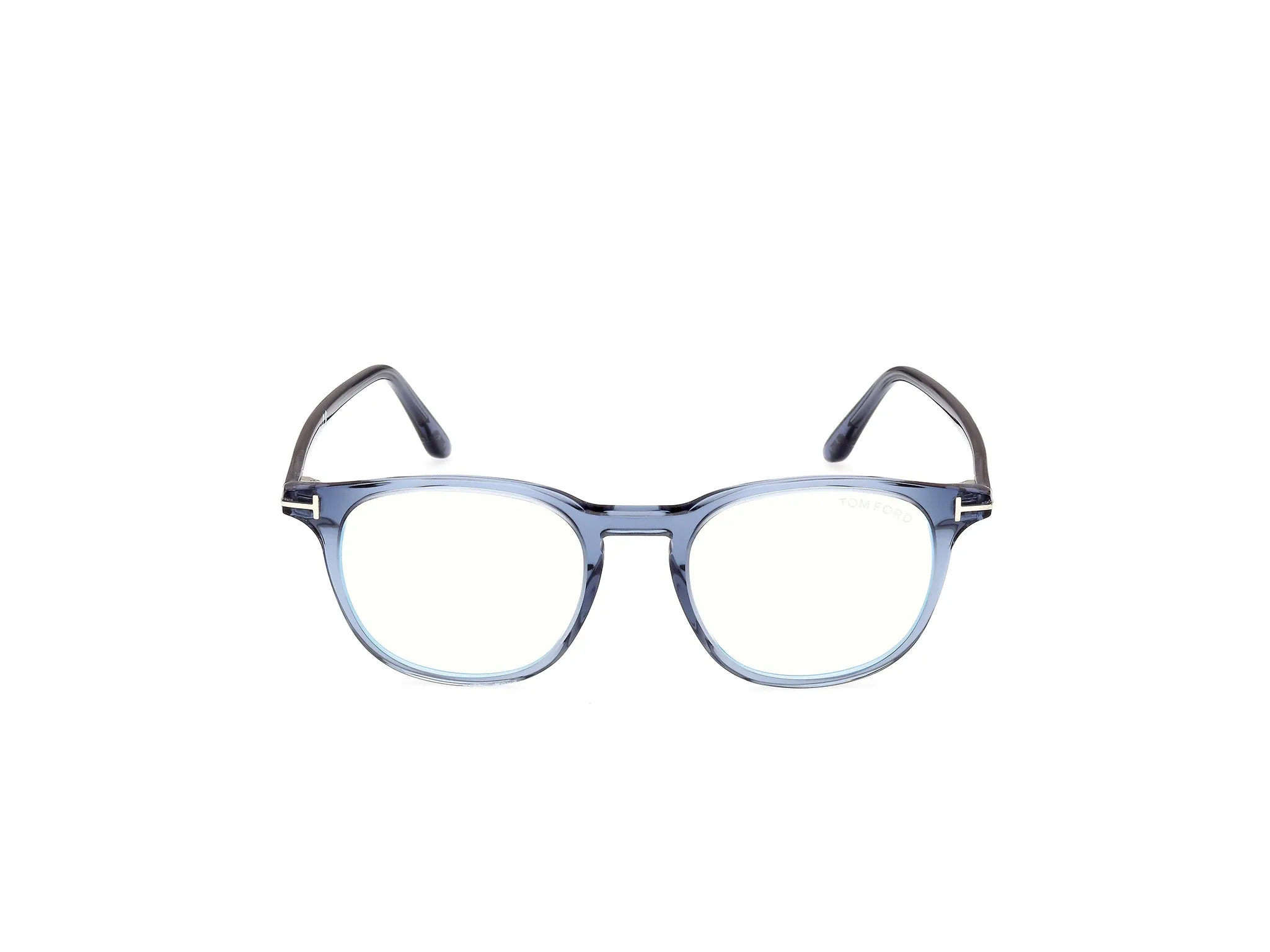 TOM FORD FT5832-B 90 Montature da vista Acetato Blu Rotonda Normale - immagine 2