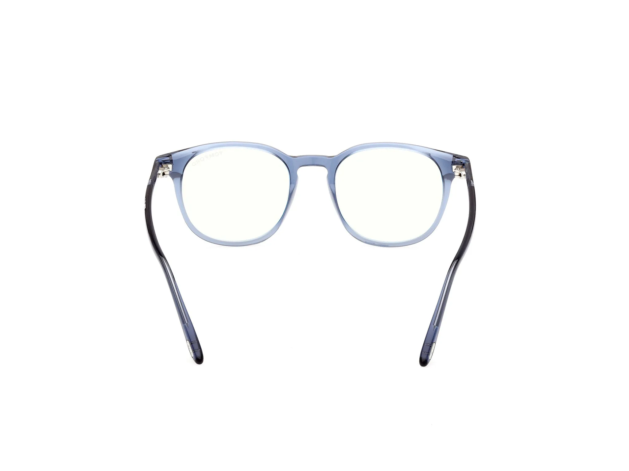 TOM FORD FT5832-B 90 Montature da vista Acetato Blu Rotonda Normale - immagine 4