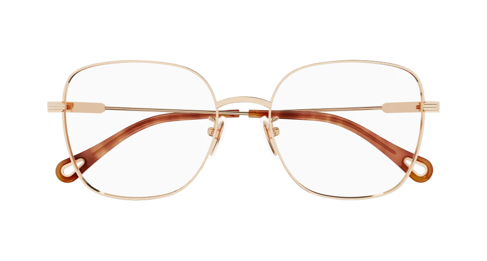 Chloé CH0141OA 002 Montature da vista Metallo Oro Squadrata - immagine 2