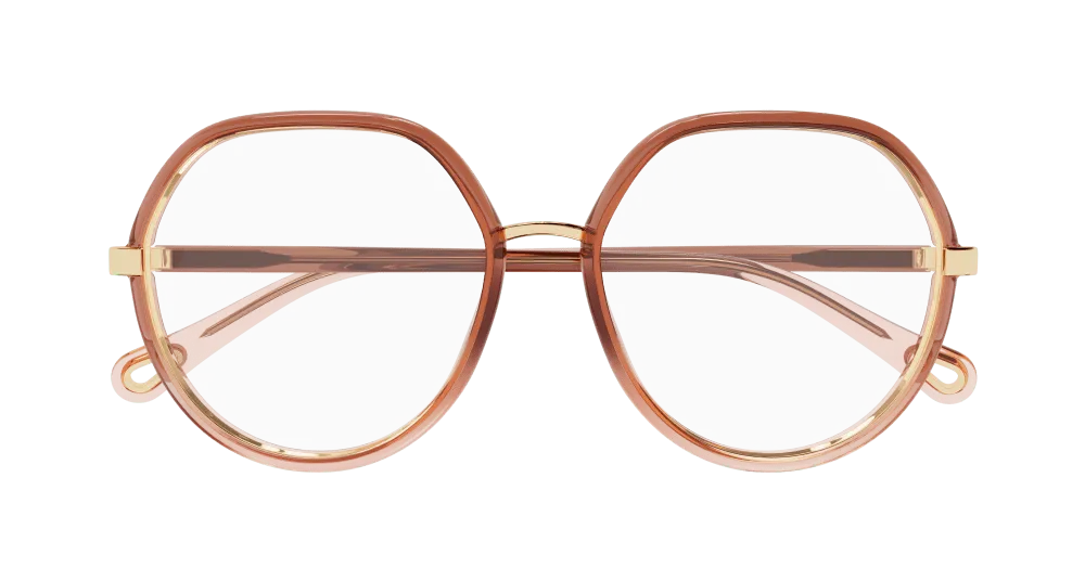 Chloé CH0131O 002 Montature da vista Bio-iniettato Marrone Pilot - immagine 2