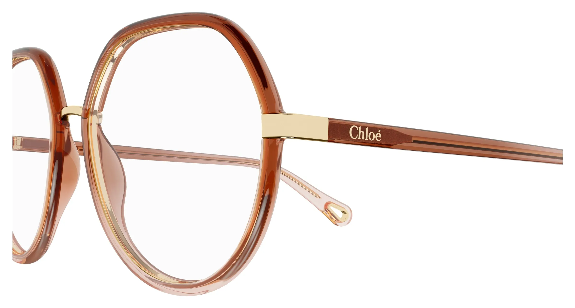 Chloé CH0131O 002 Montature da vista Bio-iniettato Marrone Pilot - immagine 4