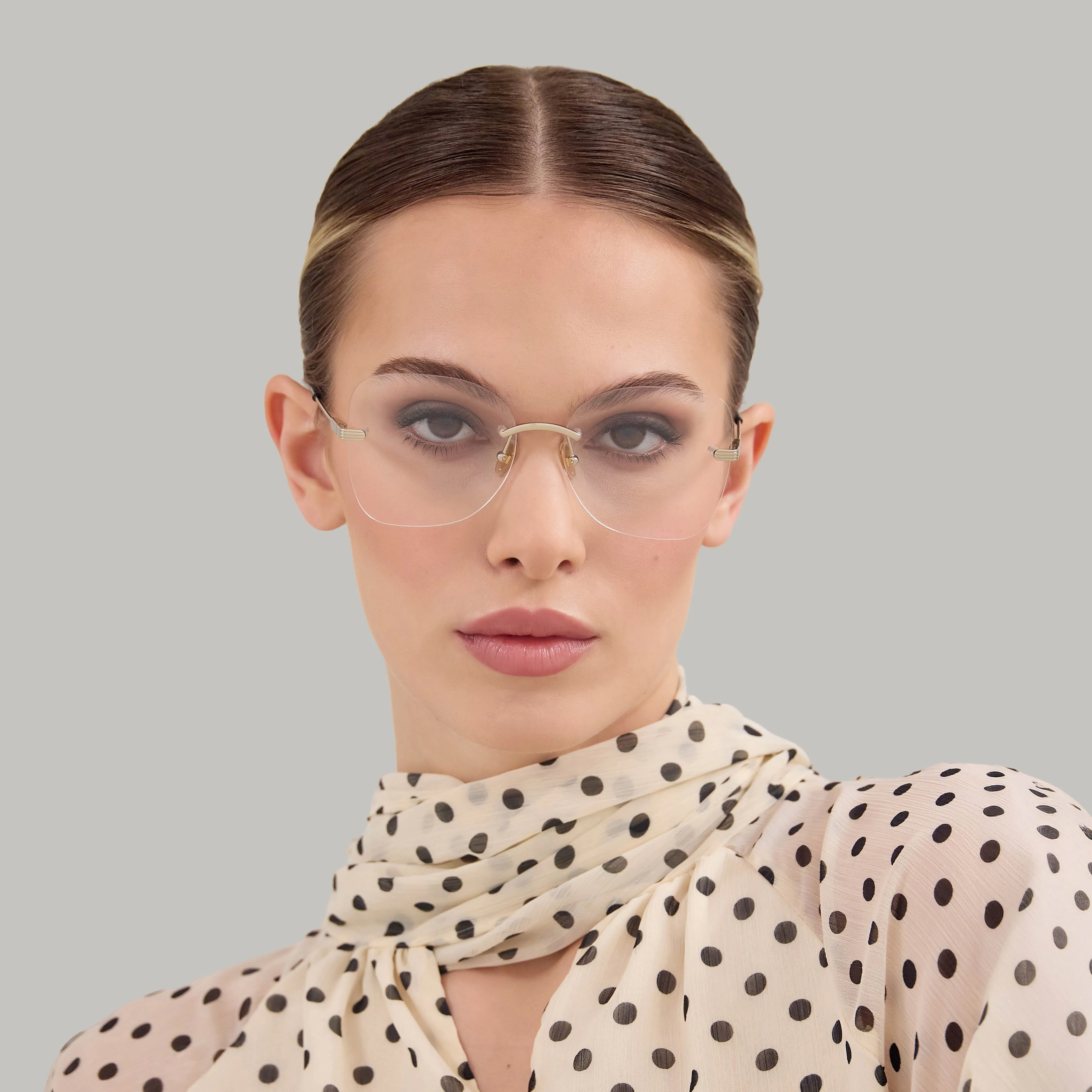 Chloé CH0136O 001 Montature da vista Metallo Oro Squadrata - immagine 4
