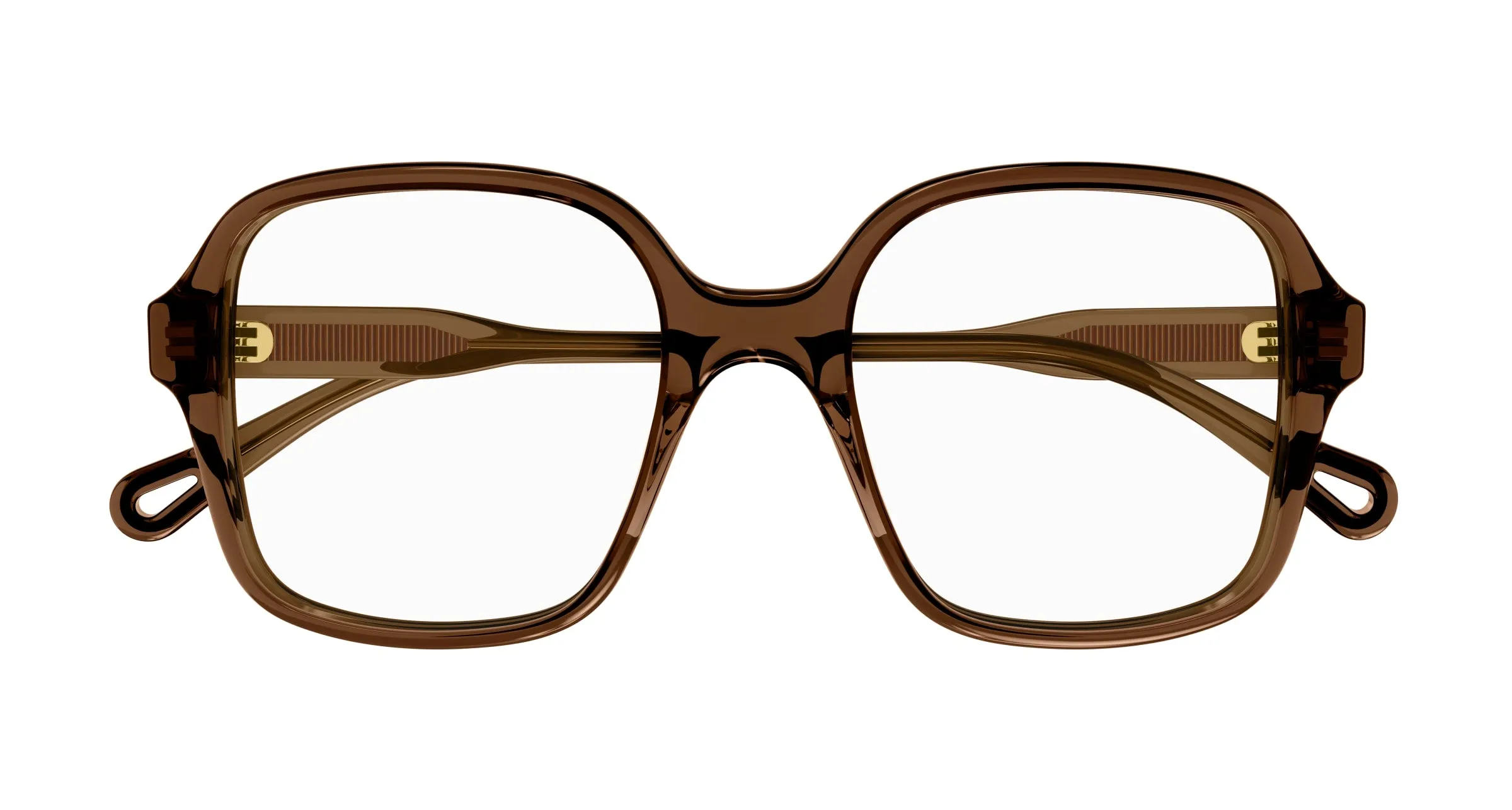 Chloé CH0126O 002 Montature da vista Bio-acetato Marrone Squadrata - immagine 3