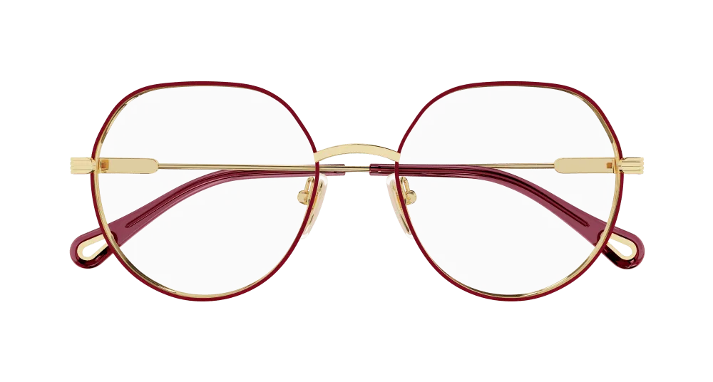 Chloé CH0137O 007 Montature da vista Metallo Oro Geometrica - immagine 2