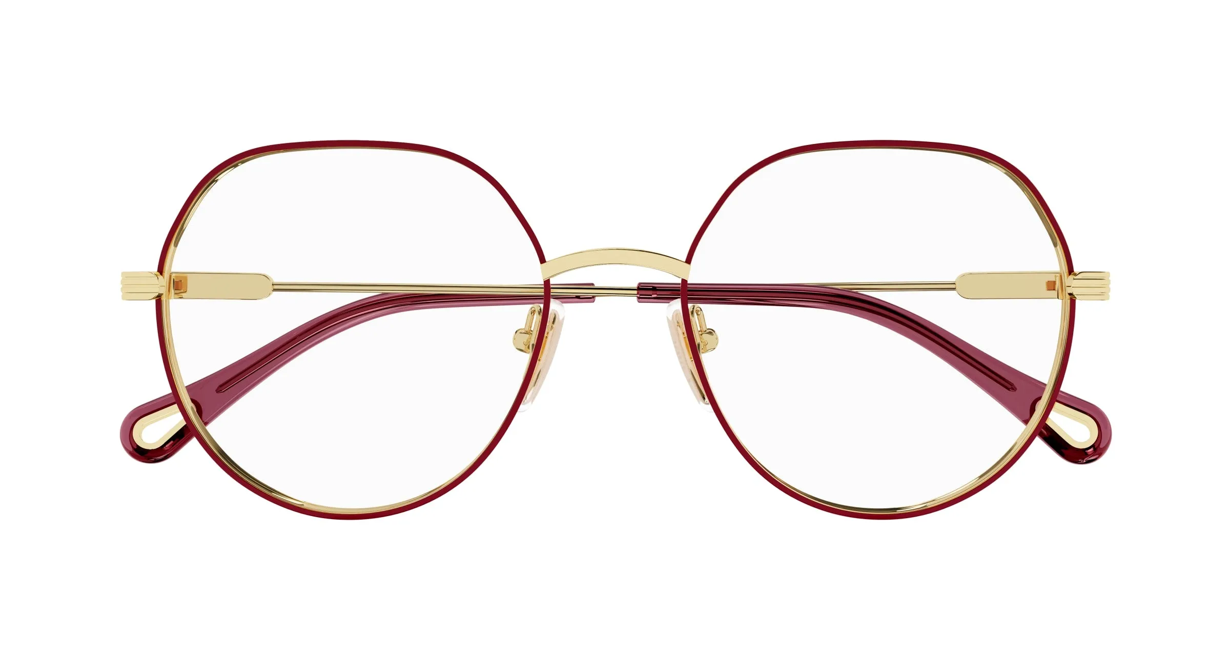 Chloé CH0137O 007 Montature da vista Metallo Oro Geometrica - immagine 3