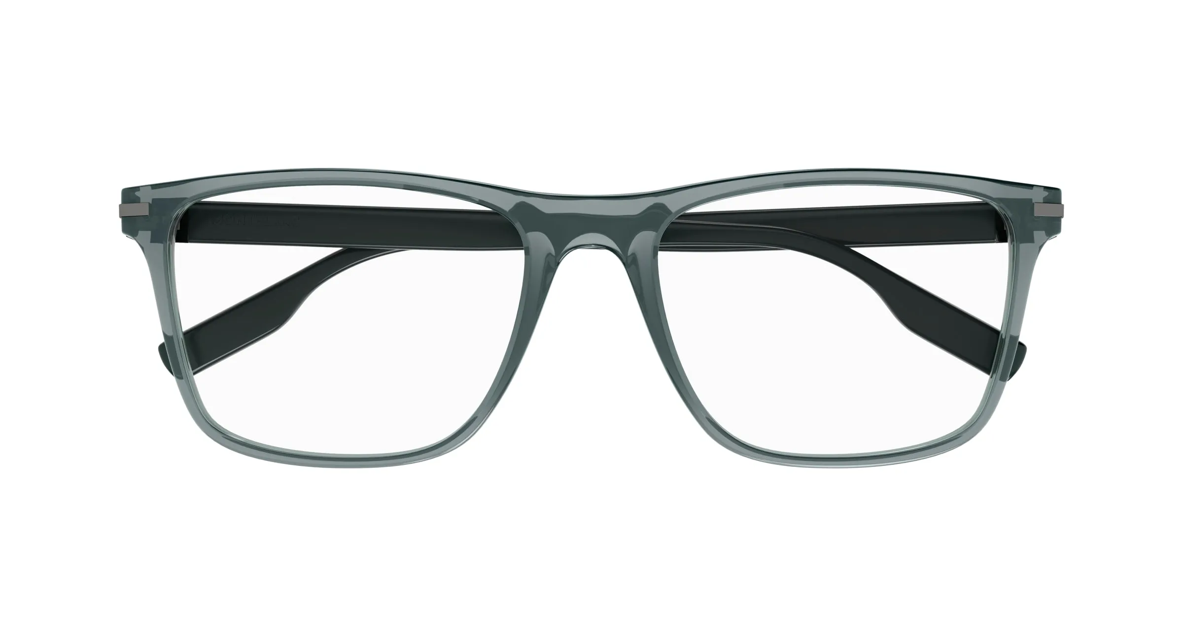 Montblanc MB0251O 003 Montature da vista Acetato Grigio Squadrata - immagine 2