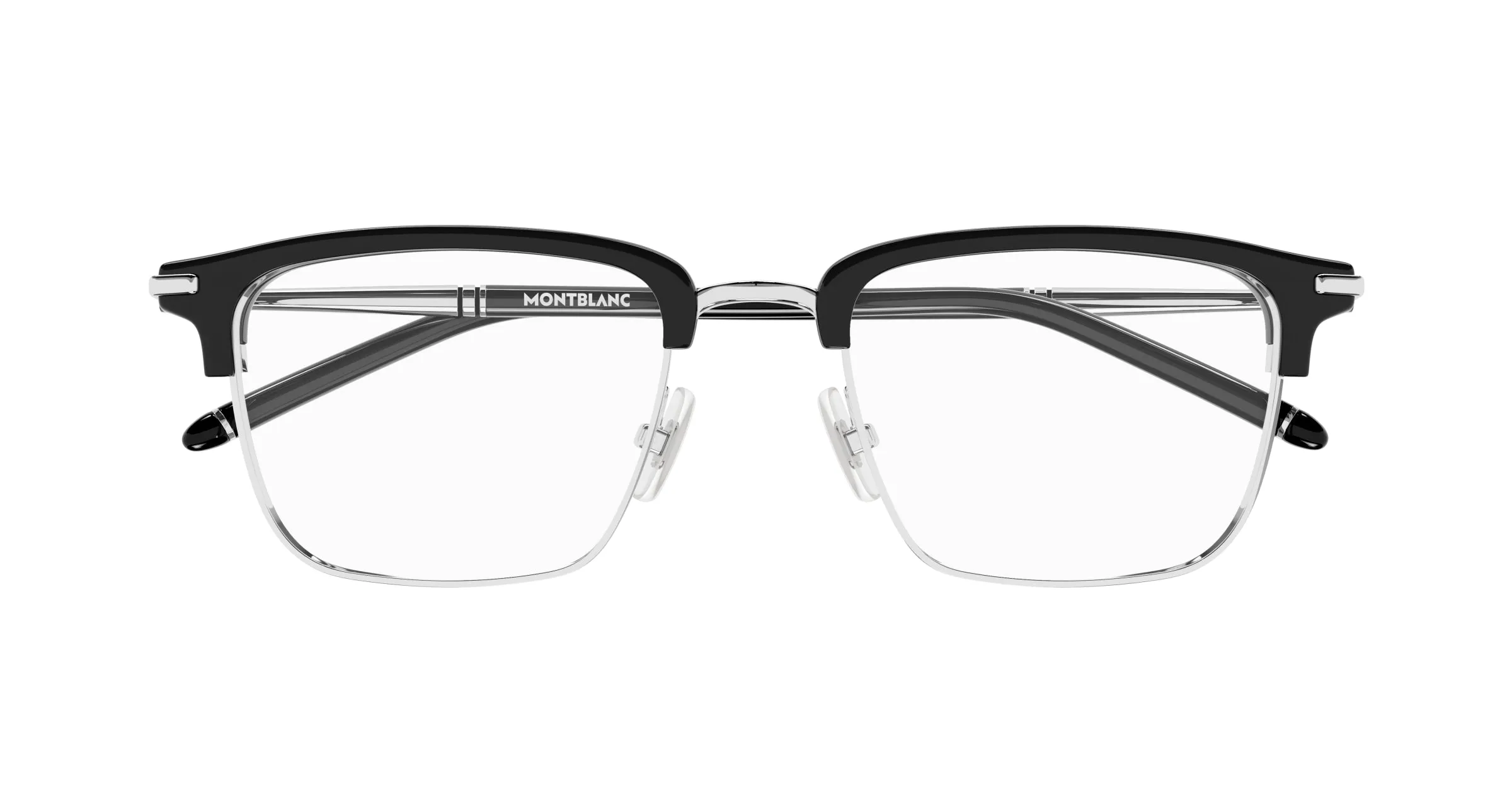 Montblanc MB0243O 004 Montature da vista Acetato Nero Squadrata - immagine 3