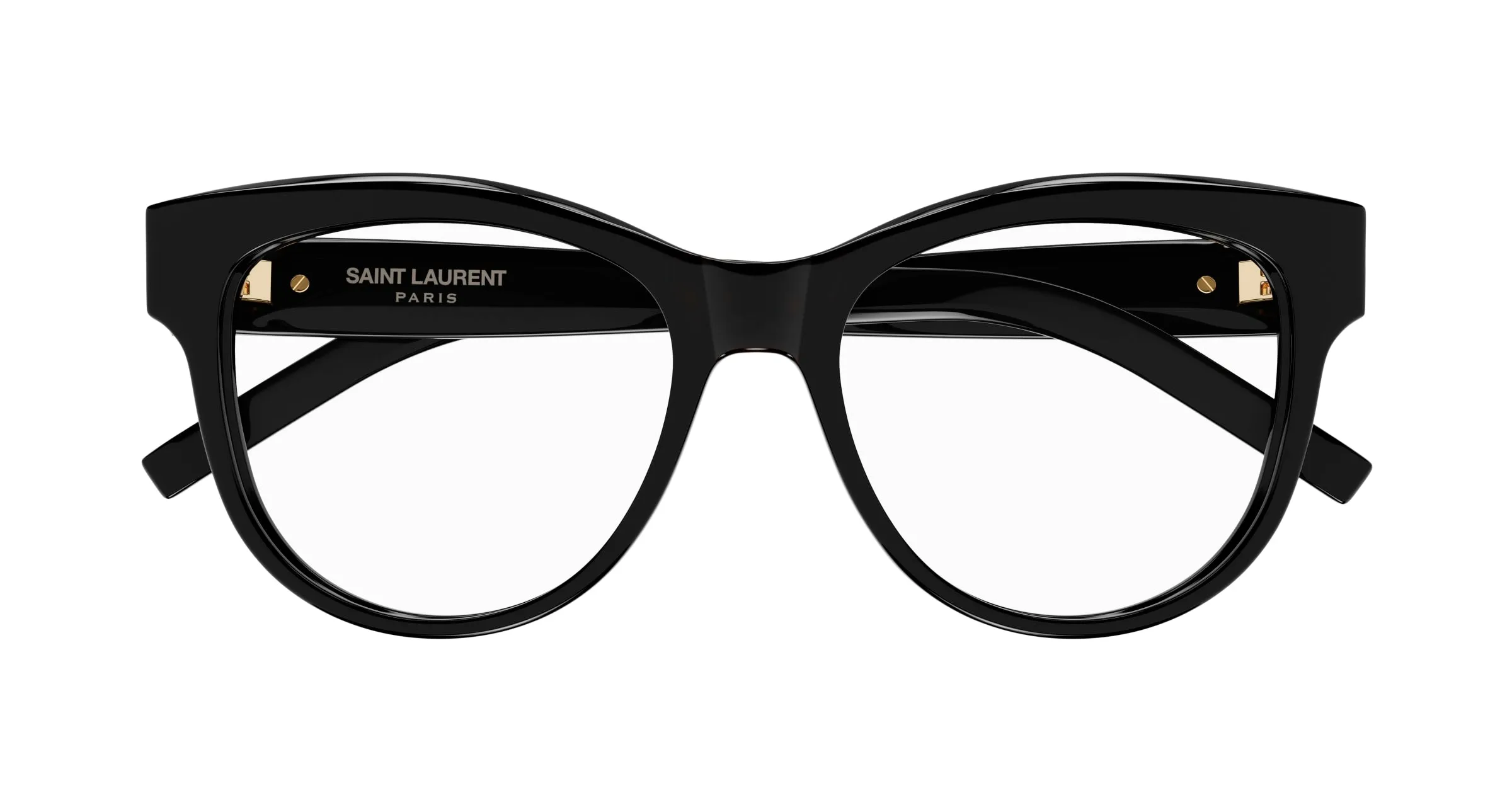 SAINT LAURENT SL M108 006 Montature da vista Acetato Nero Cat Eye ["Antiriflesso"] - immagine 2