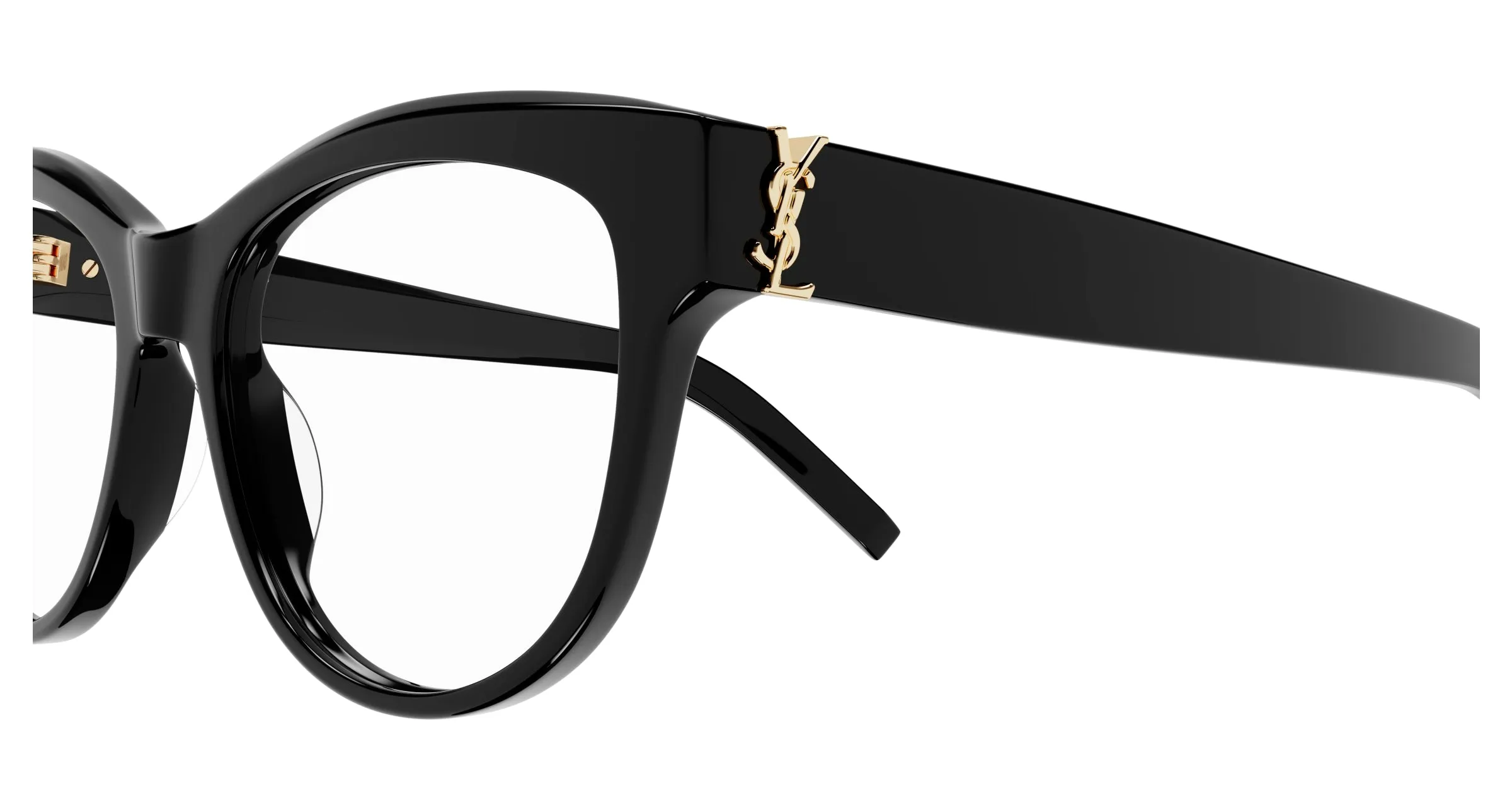 SAINT LAURENT SL M108 006 Montature da vista Acetato Nero Cat Eye ["Antiriflesso"] - immagine 3