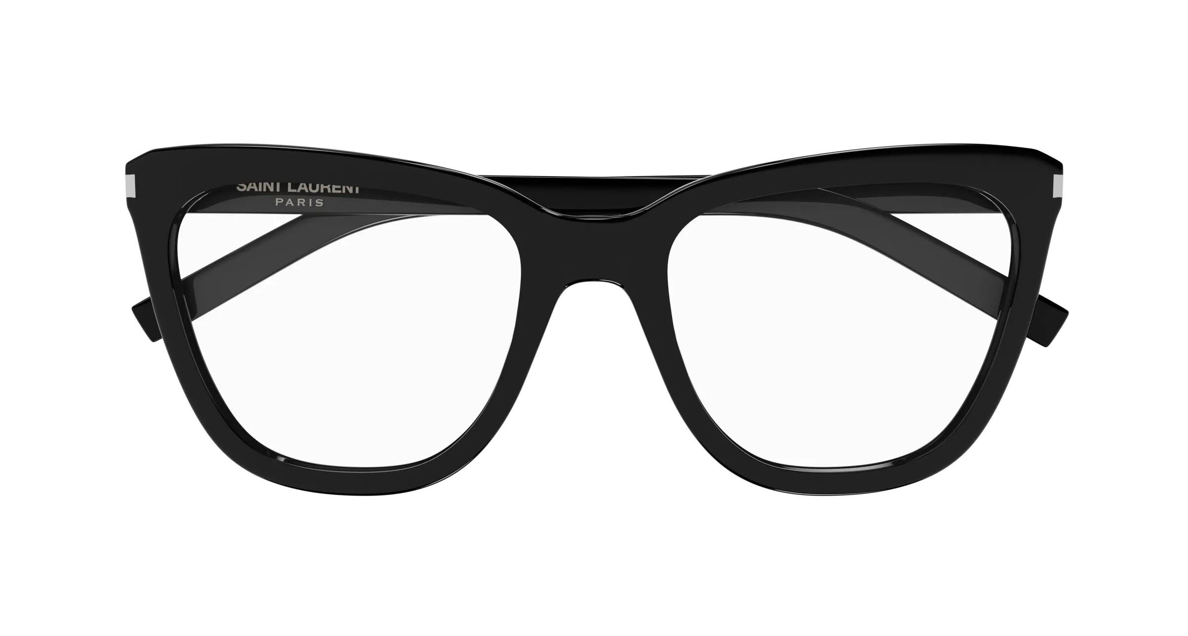 SAINT LAURENT SL 548 SLIM OPT 001 Montature da vista Acetato Nero Cat Eye ["Antiriflesso"] - immagine 2