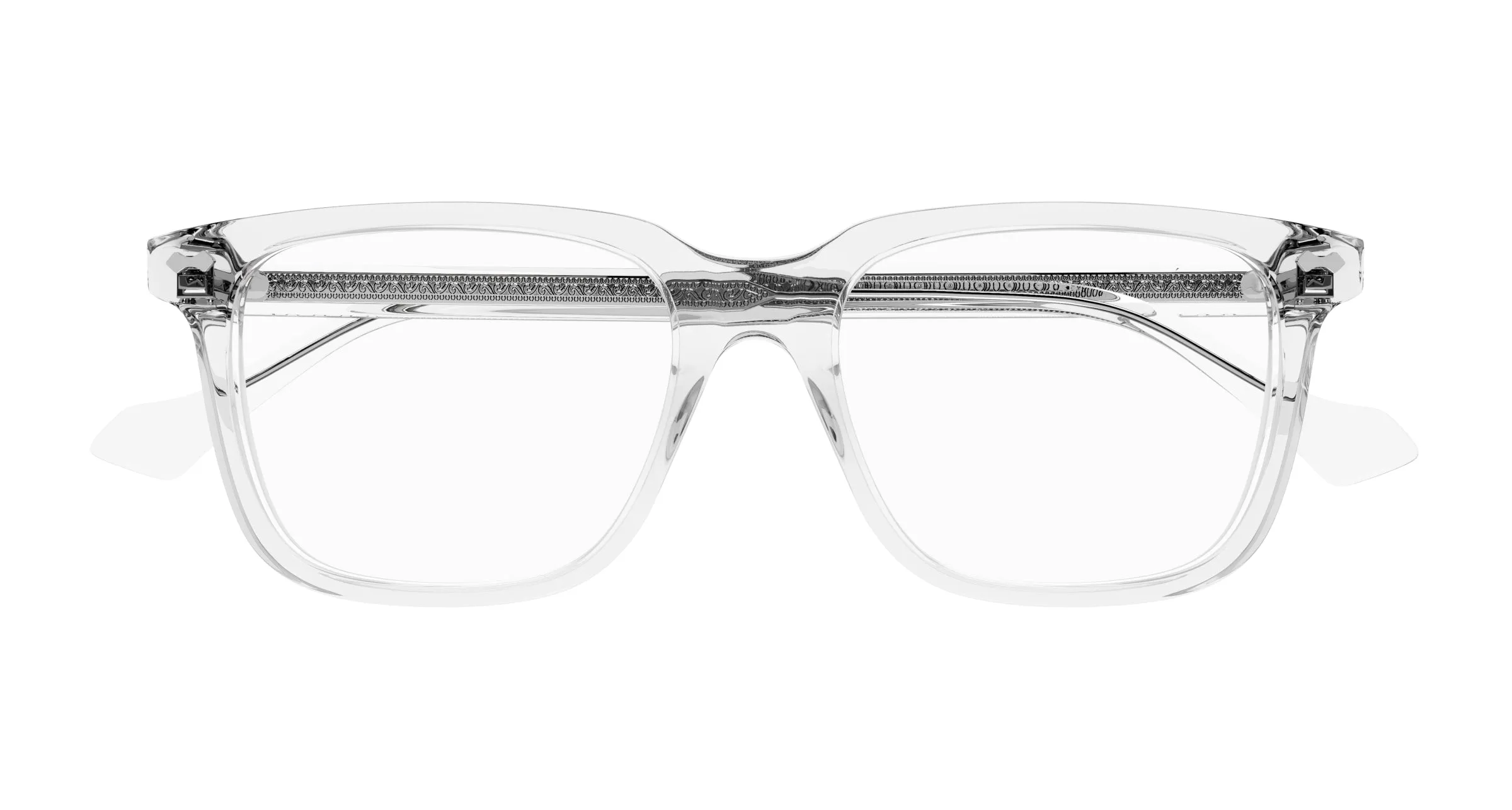 Gucci GG0737O 018 Montature da vista Acetato Trasparente Squadrata - immagine 2