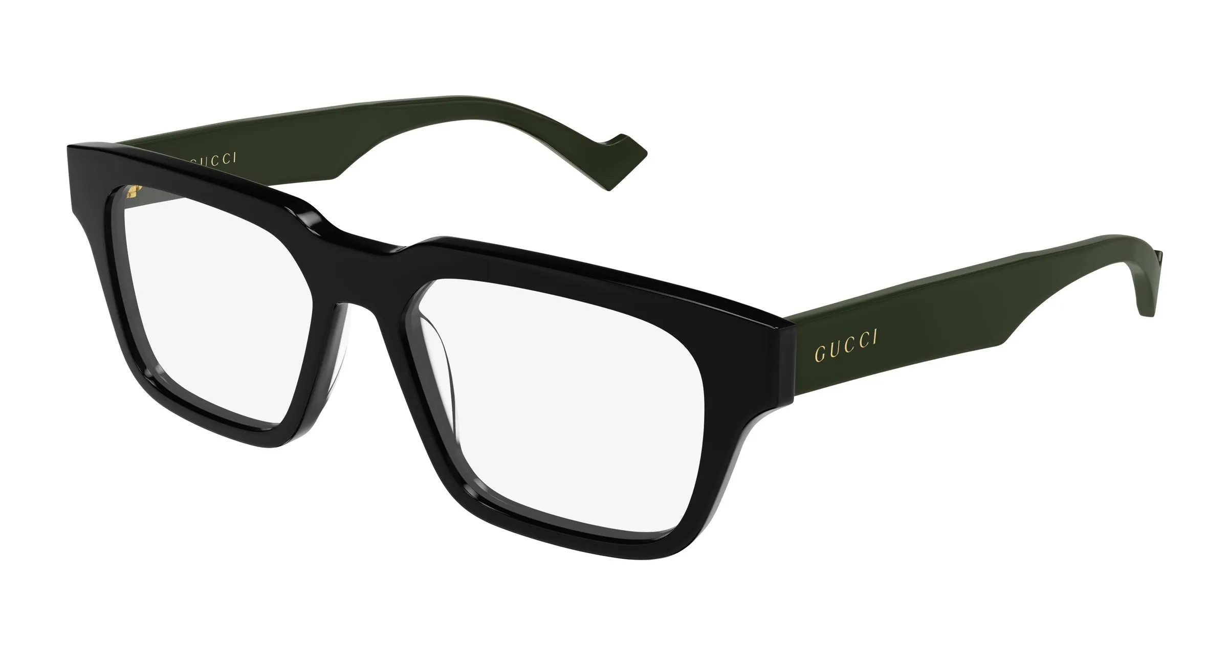 Gucci GG0963O 005 Montature da vista Acetato Nero Squadrata - immagine 1