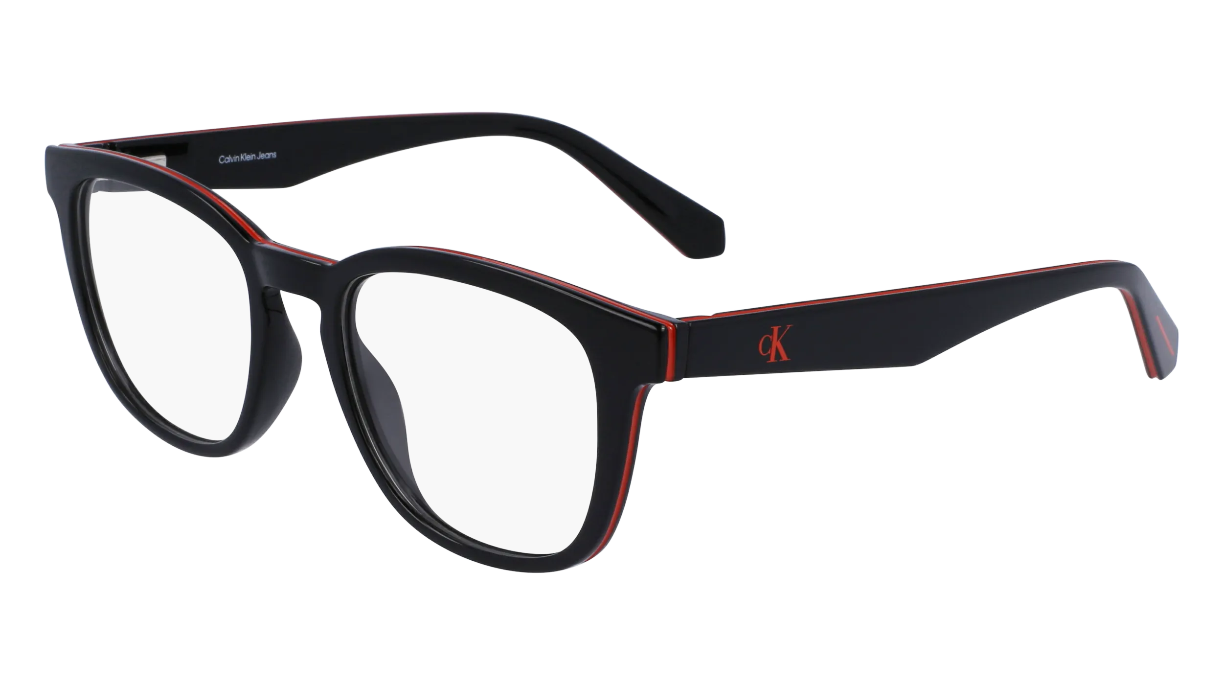 Calvin Klein CKJ22650 001 Montature da vista Bio-iniettato Nero Rotonda Normale Fotocromatiche - immagine 1