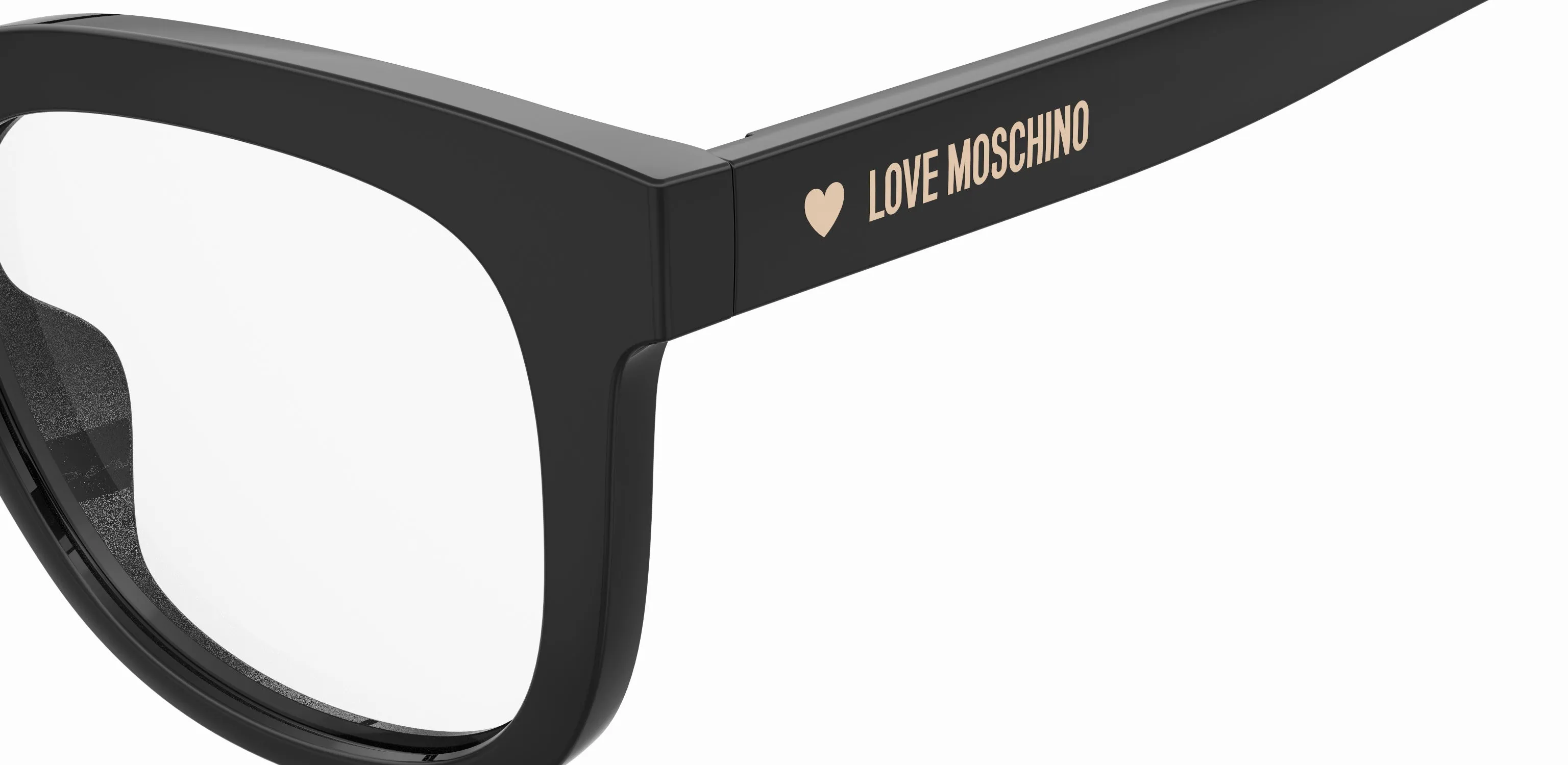 Moschino Junior Moschino MOL605/TN 807 Montature da vista bambino Plastica Nero Geometrica - immagine 4