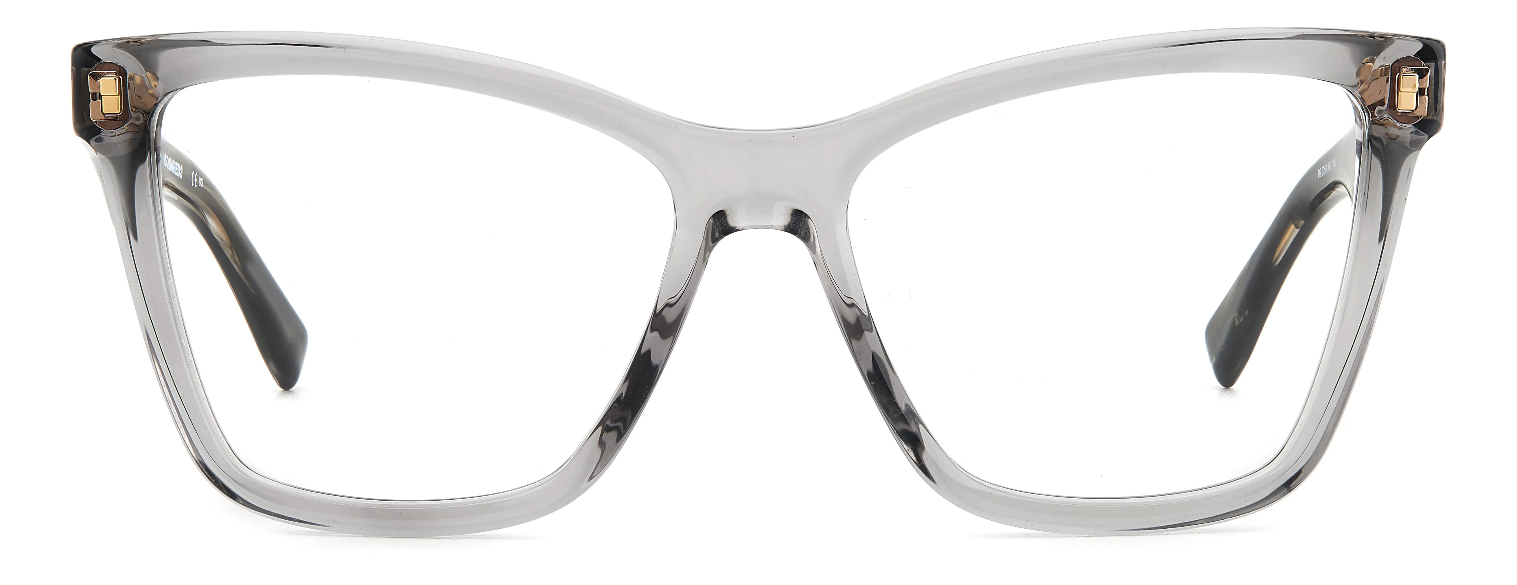 Dsquared2 D2 0059 KB7 Montature da vista Acetato Grigio Farfalla - immagine 2