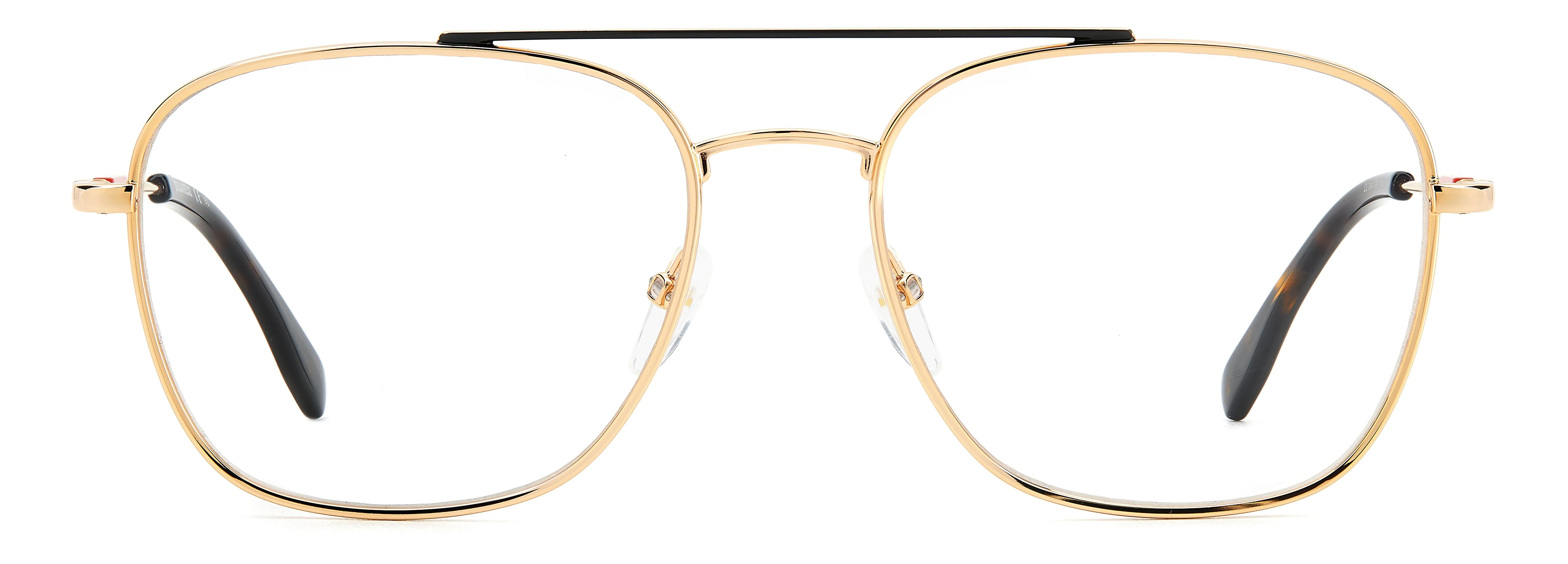 Dsquared2 D2 0047 RHL Montature da vista Acciaio Oro / Nero Squadrata - immagine 2