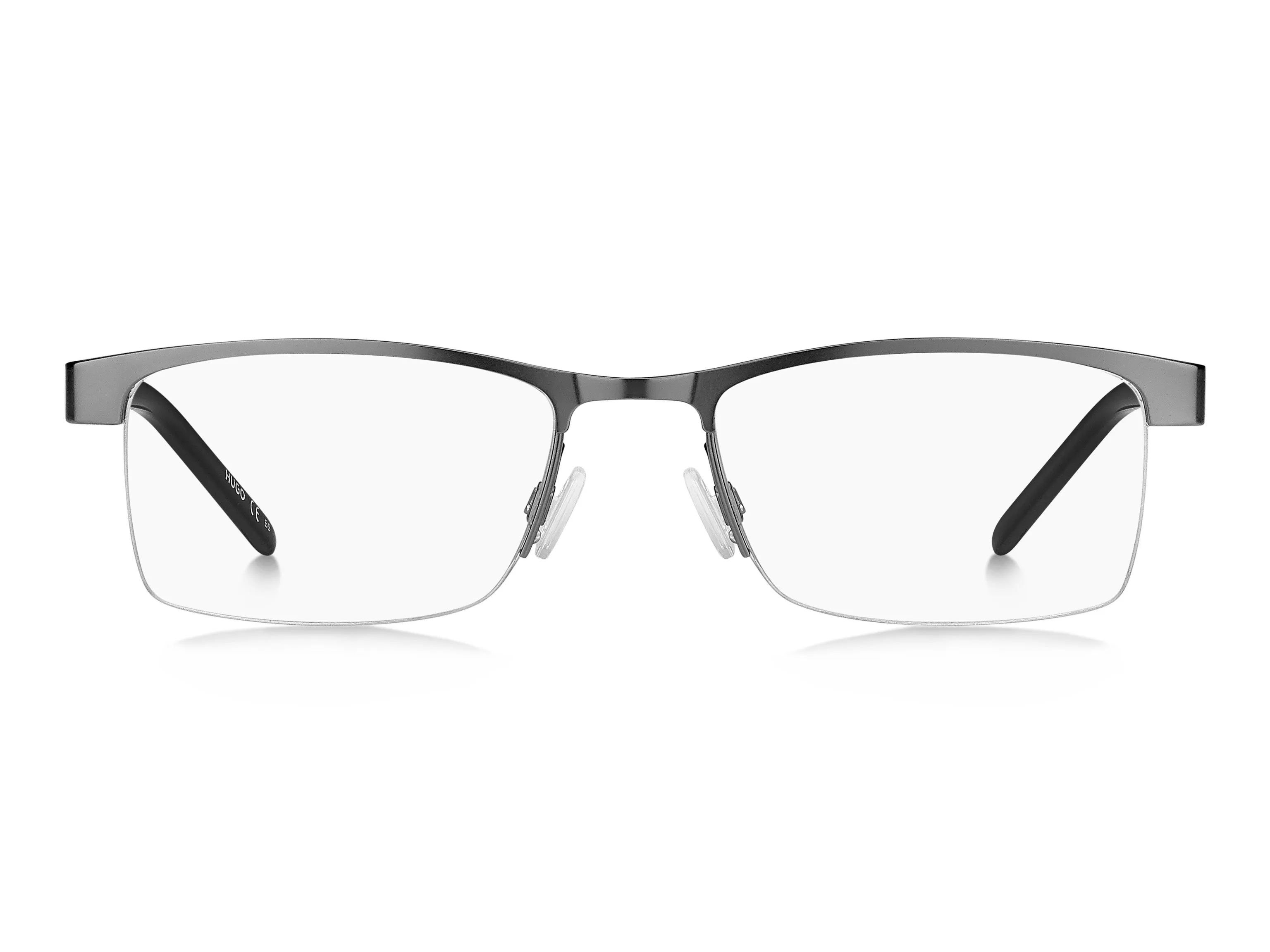 Hugo Boss HG 1199 R80 Montature da vista Acciaio Canna di Fucile opaco Squadrata - immagine 2
