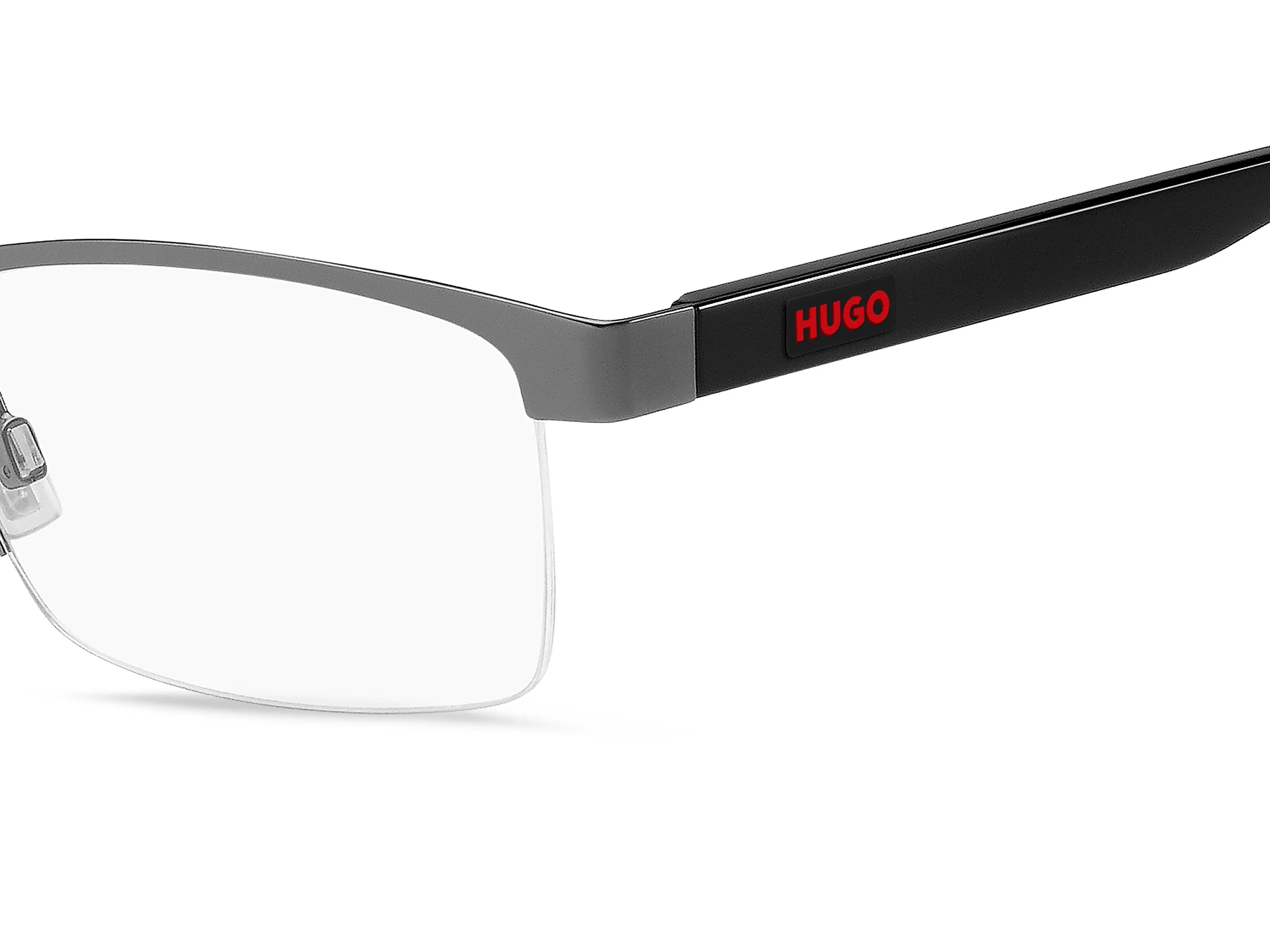 Hugo Boss HG 1199 R80 Montature da vista Acciaio Canna di Fucile opaco Squadrata - immagine 3