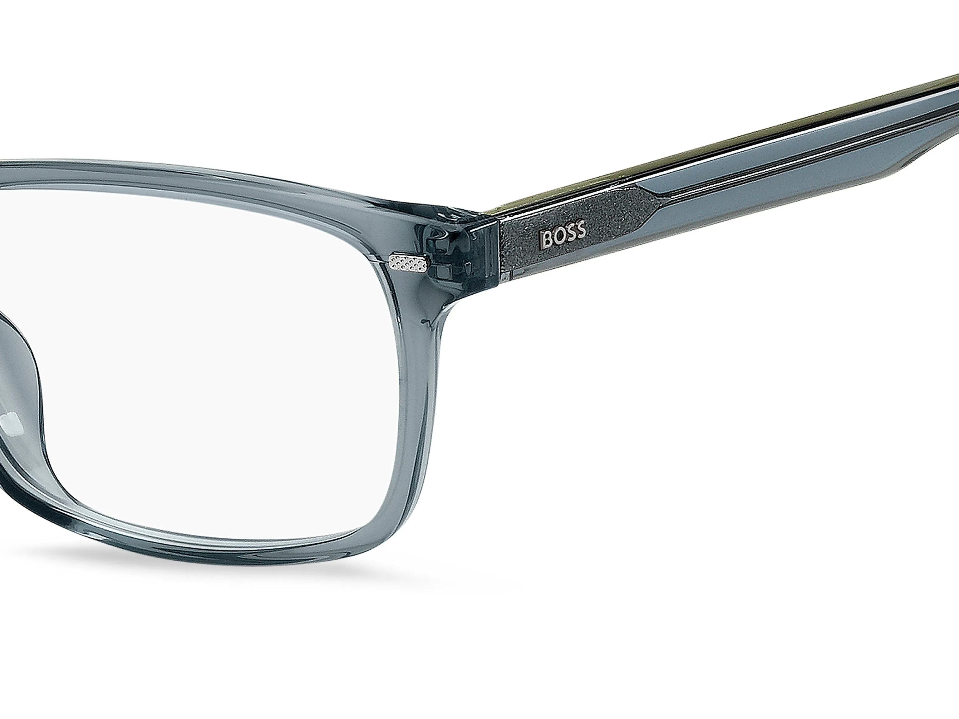 Hugo Boss BOSS 1478/F PJP Montature da vista Acetato Blu Squadrata - immagine 3