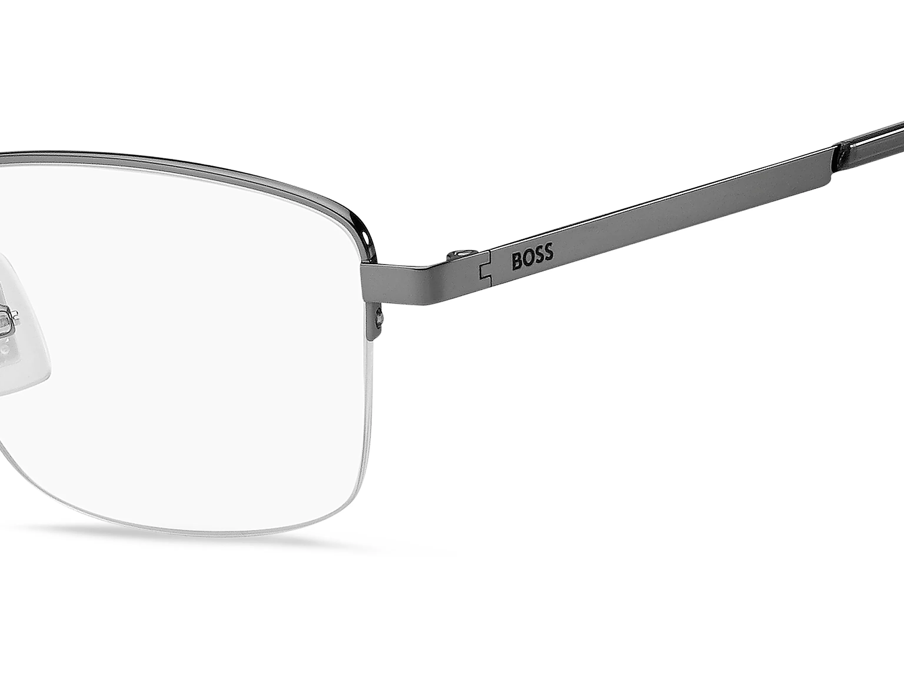 Hugo Boss BOSS 1474/F KJ1 Montature da vista Acciaio Canna di fucile Squadrata - immagine 3