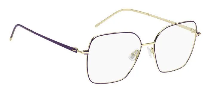 Hugo Boss BOSS 1464 S9E Montature da vista Acciaio Oro/Viola Squadrata - immagine 4