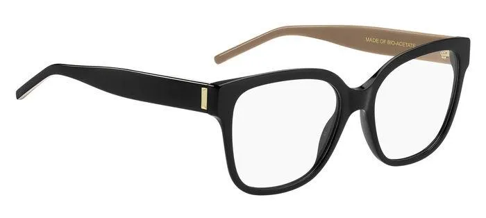 Hugo Boss BOSS 1456 SDK Montature da vista Bio-acetato Nero Squadrata - immagine 2